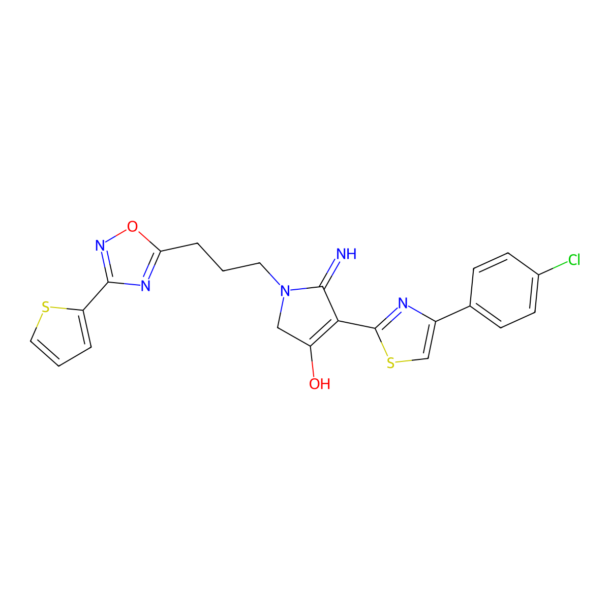 C22H18ClN5O2S2 molecular structure, CAS 1676054-50-4