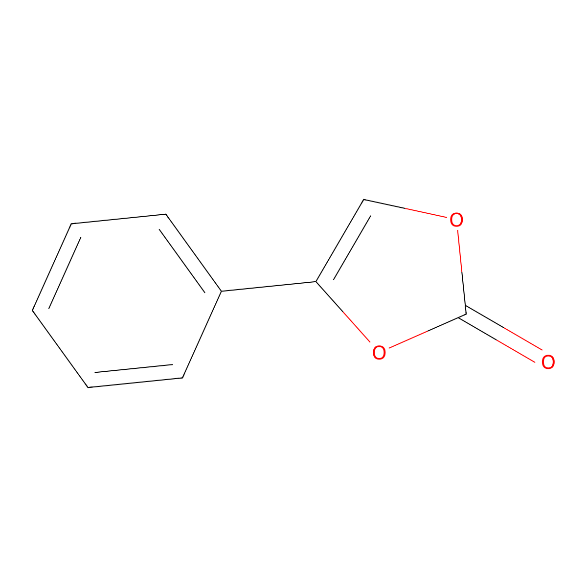 4-Phenyl-2H-1,3-dioxol-2-one molecular structure, CAS 16761-08-3