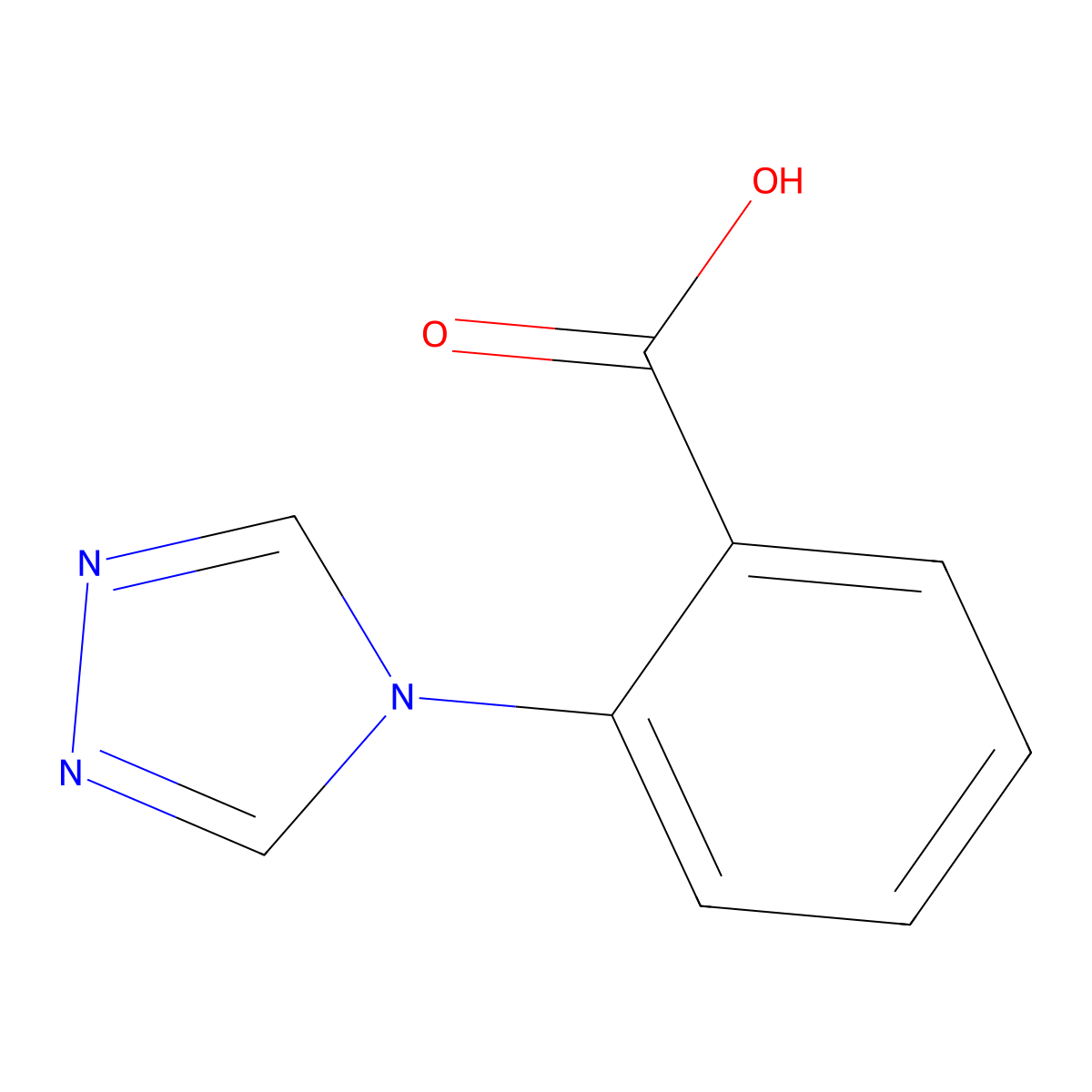 2-(4H-1,2,4-Triazol-4-yl)benzoic acid molecular structure, CAS 167626-65-5