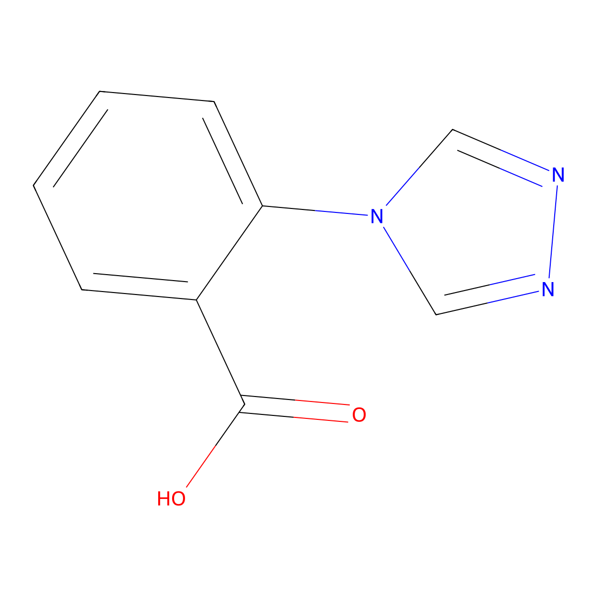 2-(4H-1,2,4-Triazol-4-yl)benzoic acid molecular structure, CAS 167626-65-5