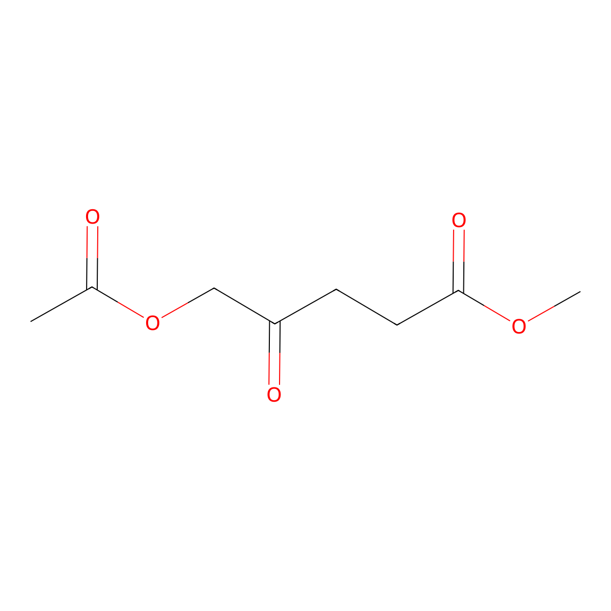 Methyl 5-(acetyloxy)-4-oxopentanoate molecular structure, CAS 167645-49-0