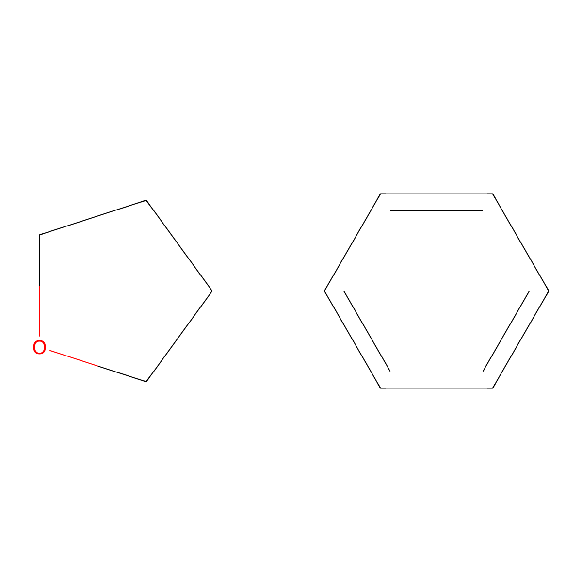 3-Phenyl-tetrahydrofuran molecular structure, CAS 16766-63-5