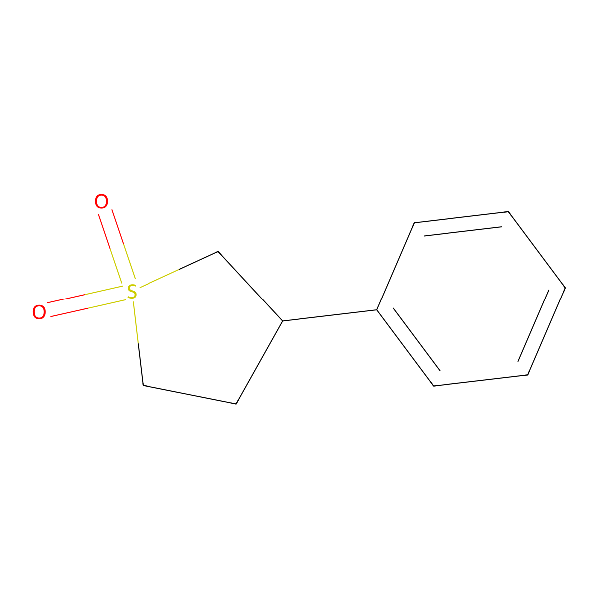 3-Phenyltetrahydrothiophene 1,1-dioxide molecular structure, CAS 16766-64-6