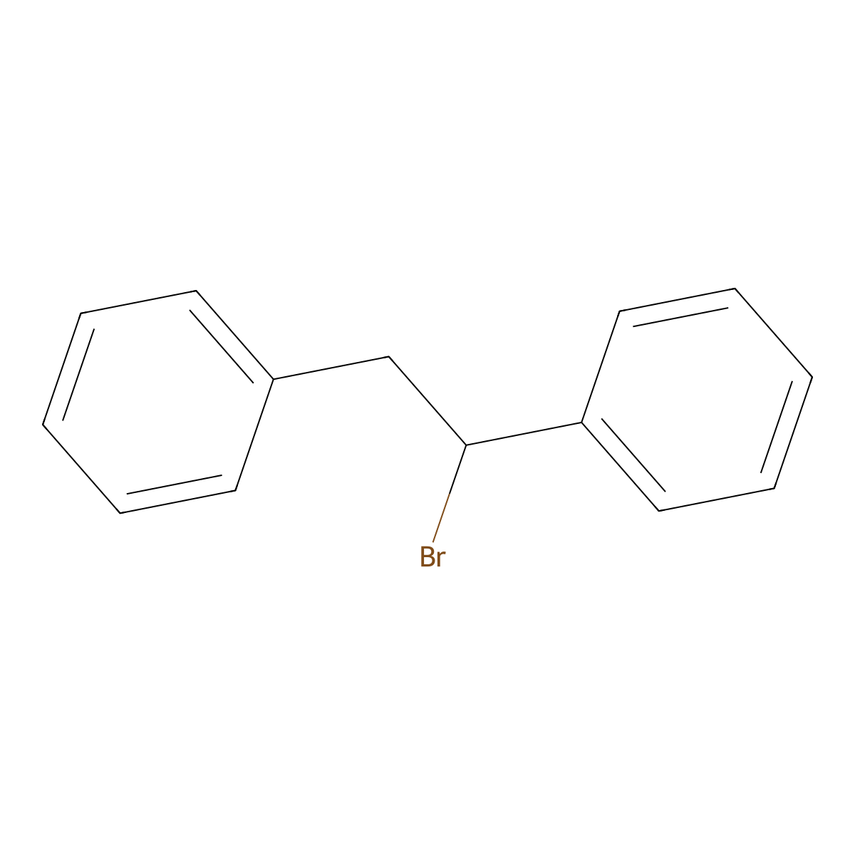 1,1'-(1-Bromoethane-1,2-diyl)dibenzene molecular structure, CAS 16766-97-5