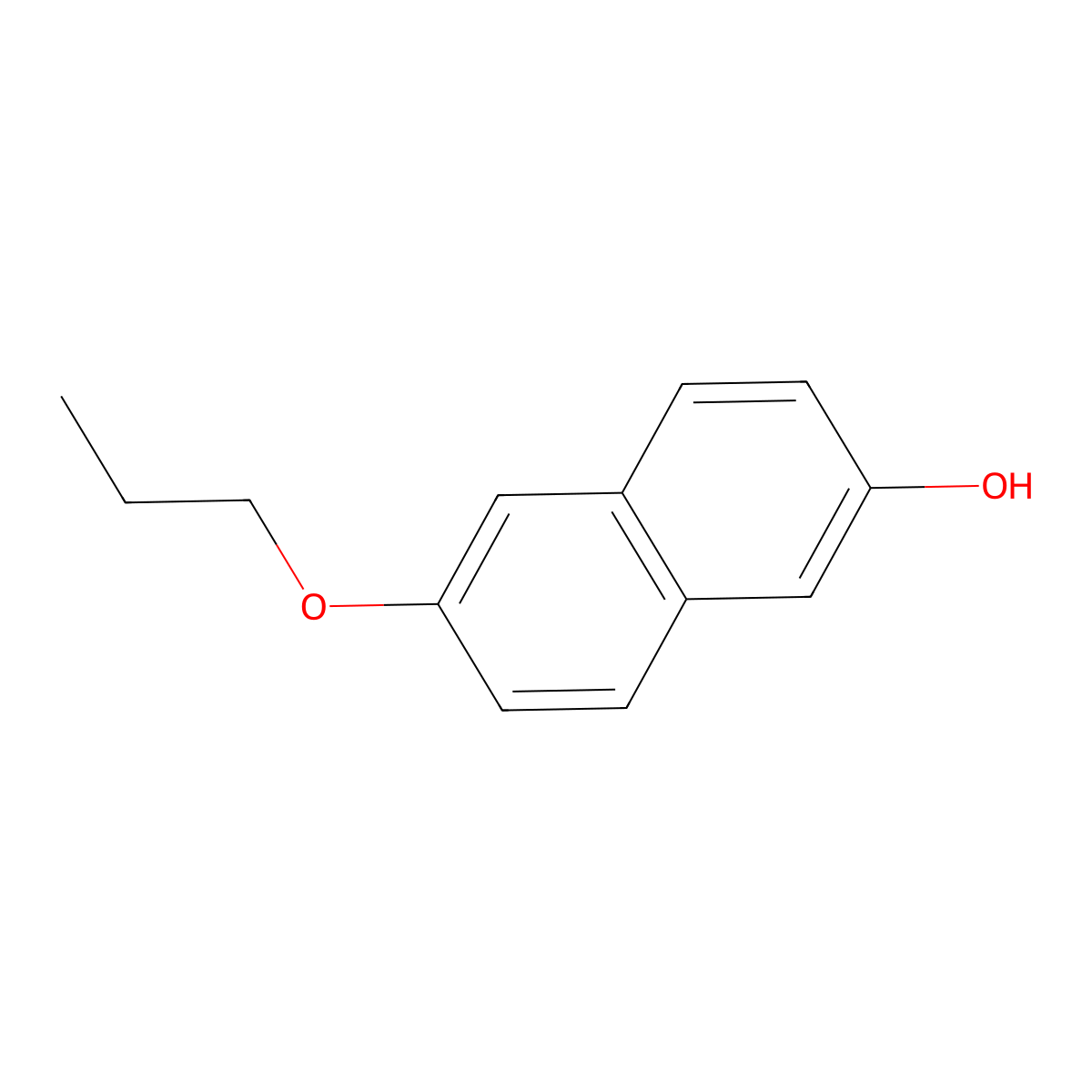 6-Propoxynaphthalen-2-ol molecular structure, CAS 167685-56-5