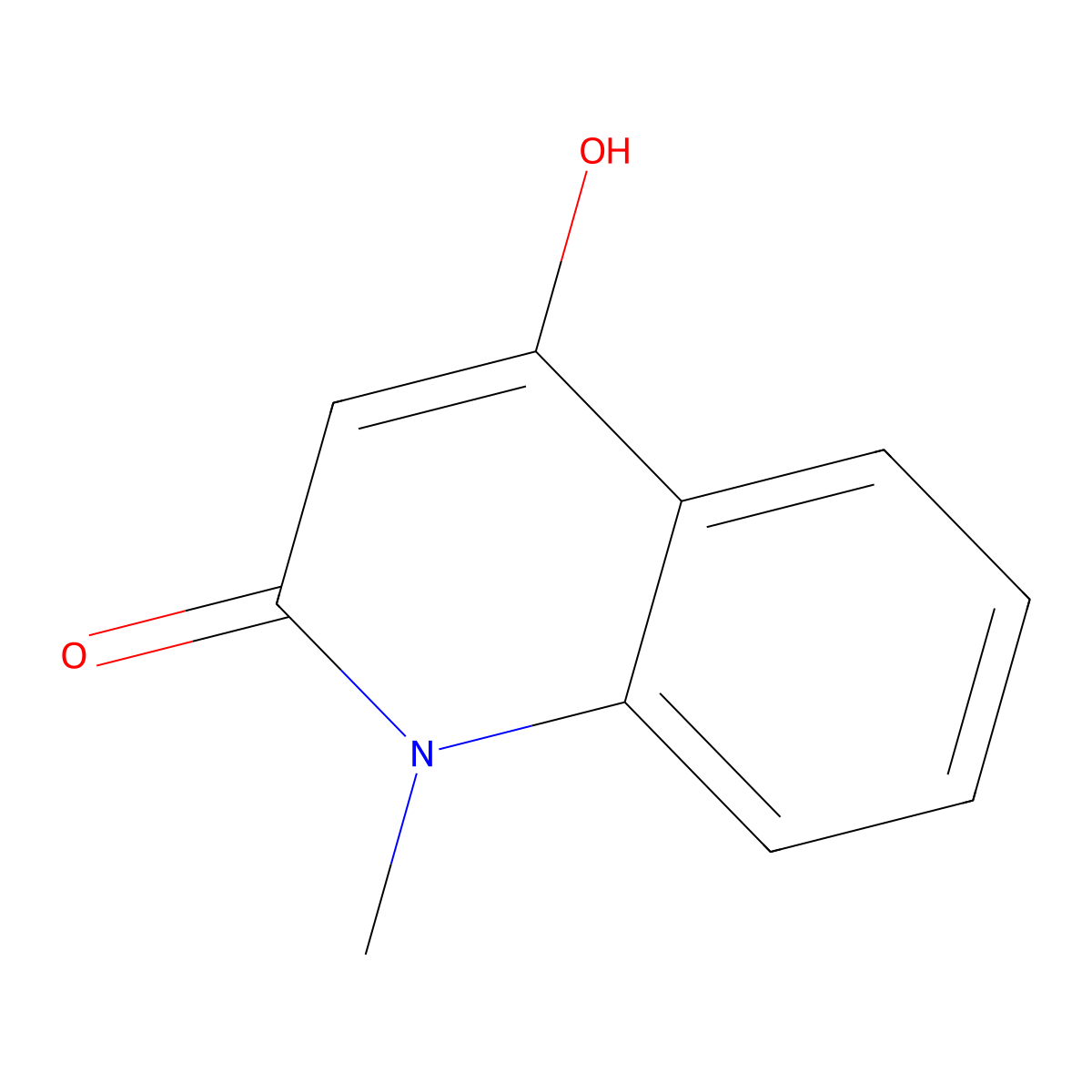 4-Hydroxy-N-methylcarbostyril molecular structure, CAS 1677-46-9