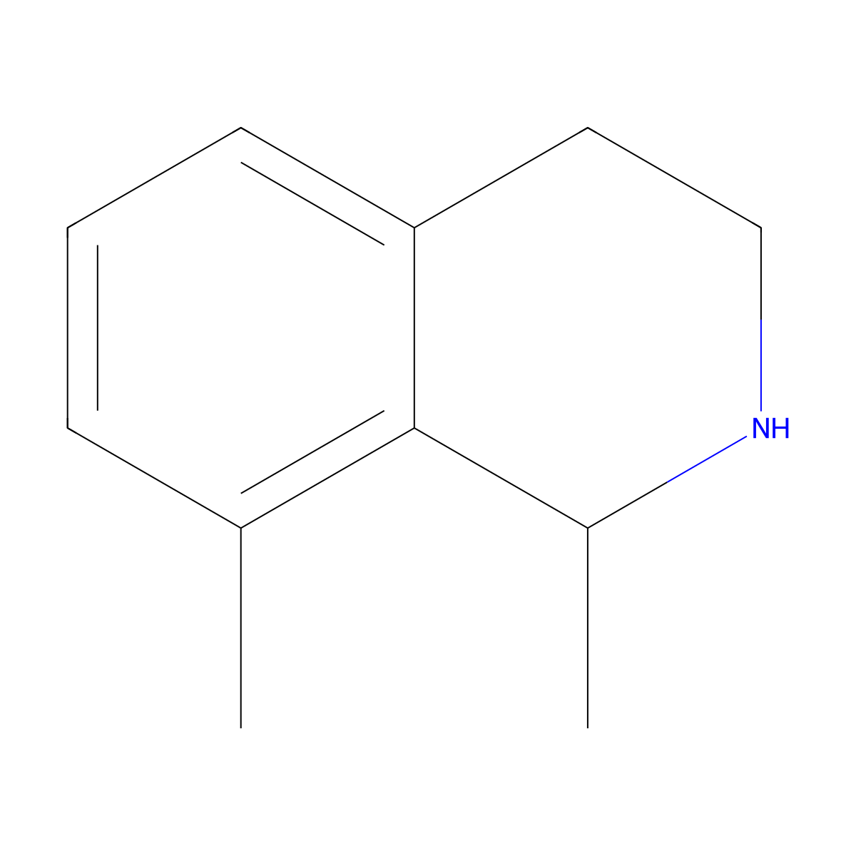 1,8-Dimethyl-1,2,3,4-tetrahydroisoquinoline molecular structure, CAS 167710-00-1