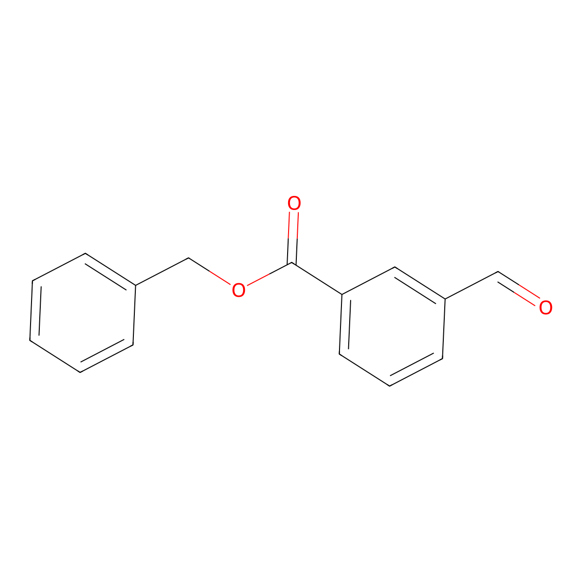 Benzyl 3-formylbenzoate molecular structure, CAS 167754-53-2