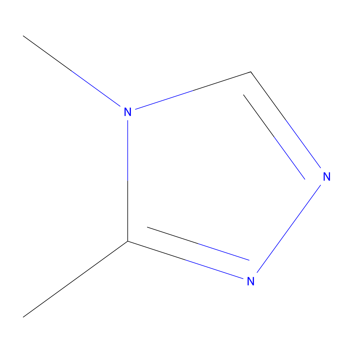 3,4-dimethyl-4H-1,2,4-triazole molecular structure, CAS 16778-74-8