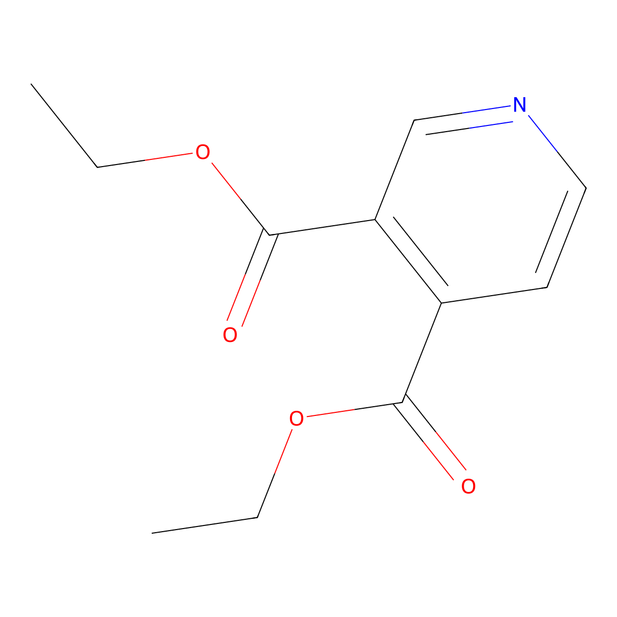 Diethyl 3,4-pyridinedicarboxylate molecular structure, CAS 1678-52-0