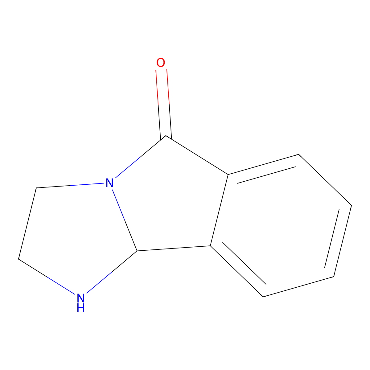 1H,2H,3H,5H,9bH-imidazolidino[2,1-a]isoindol-5-one molecular structure, CAS 16780-93-1