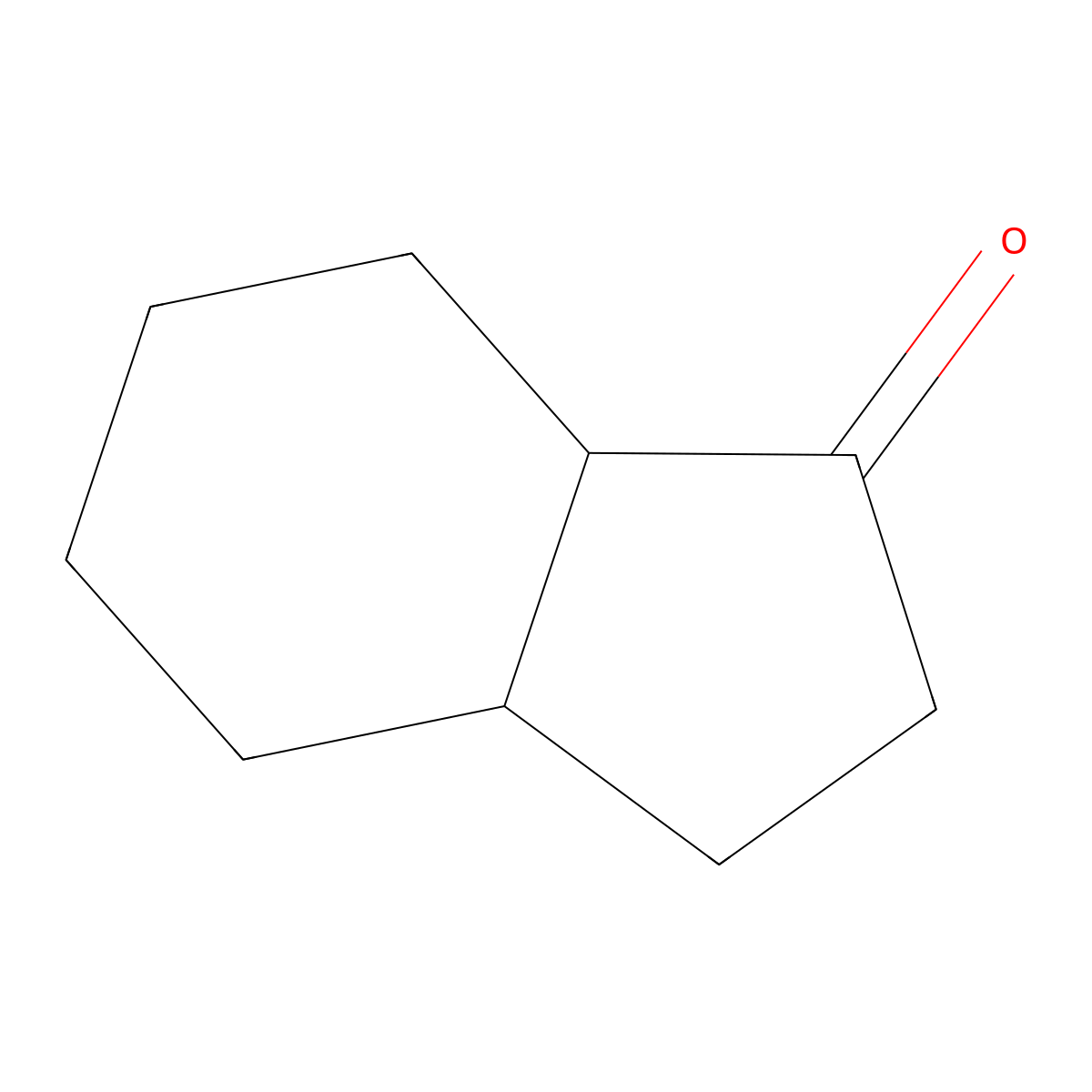Octahydro-1H-inden-1-one molecular structure, CAS 16783-22-5