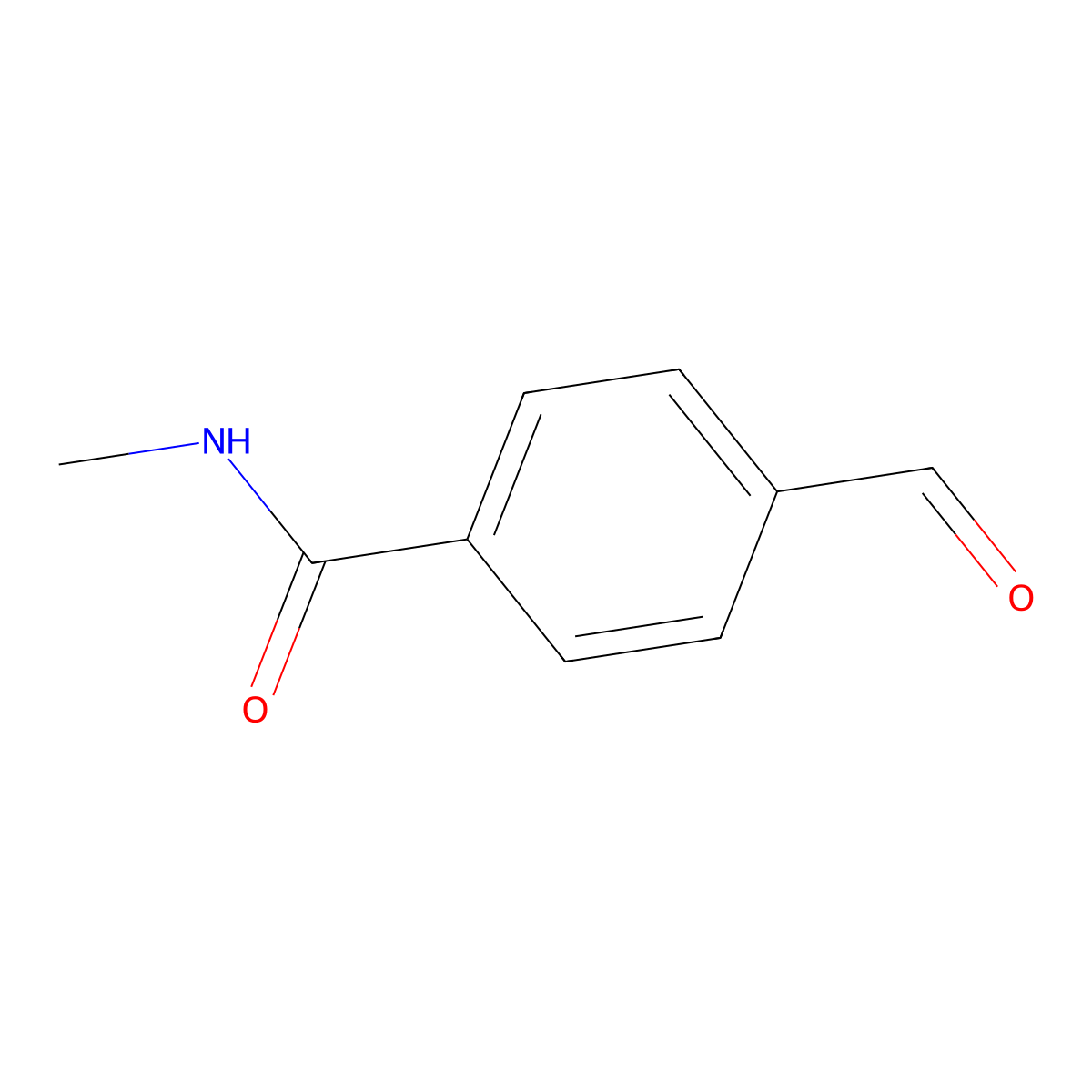 4-formyl-N-methylbenzamide molecular structure, CAS 167837-57-2