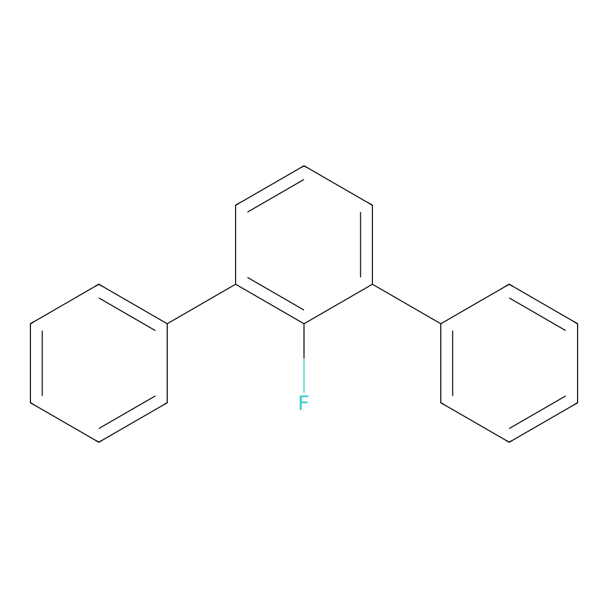 2'-Fluoro-1,1':3',1''-terphenyl molecular structure, CAS 1678501-58-0