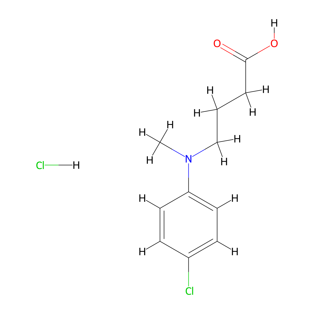 4-[(4-Chlorophenyl)(methyl)amino]butanoic acid hydrochloride molecular structure, CAS 1678502-90-3