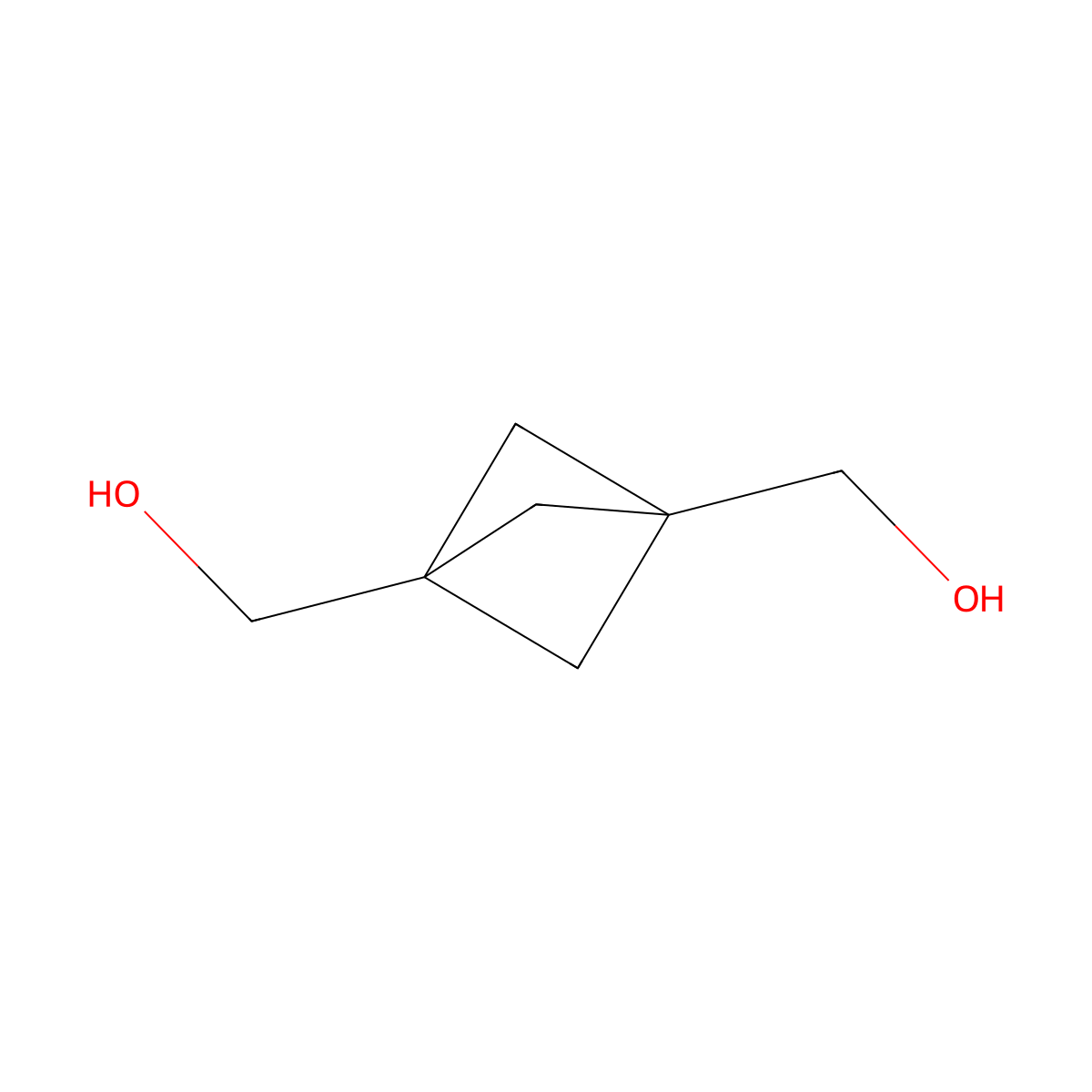 Bicyclo[1.1.1]pentane-1,3-diyldimethanol molecular structure, CAS 1678528-03-4