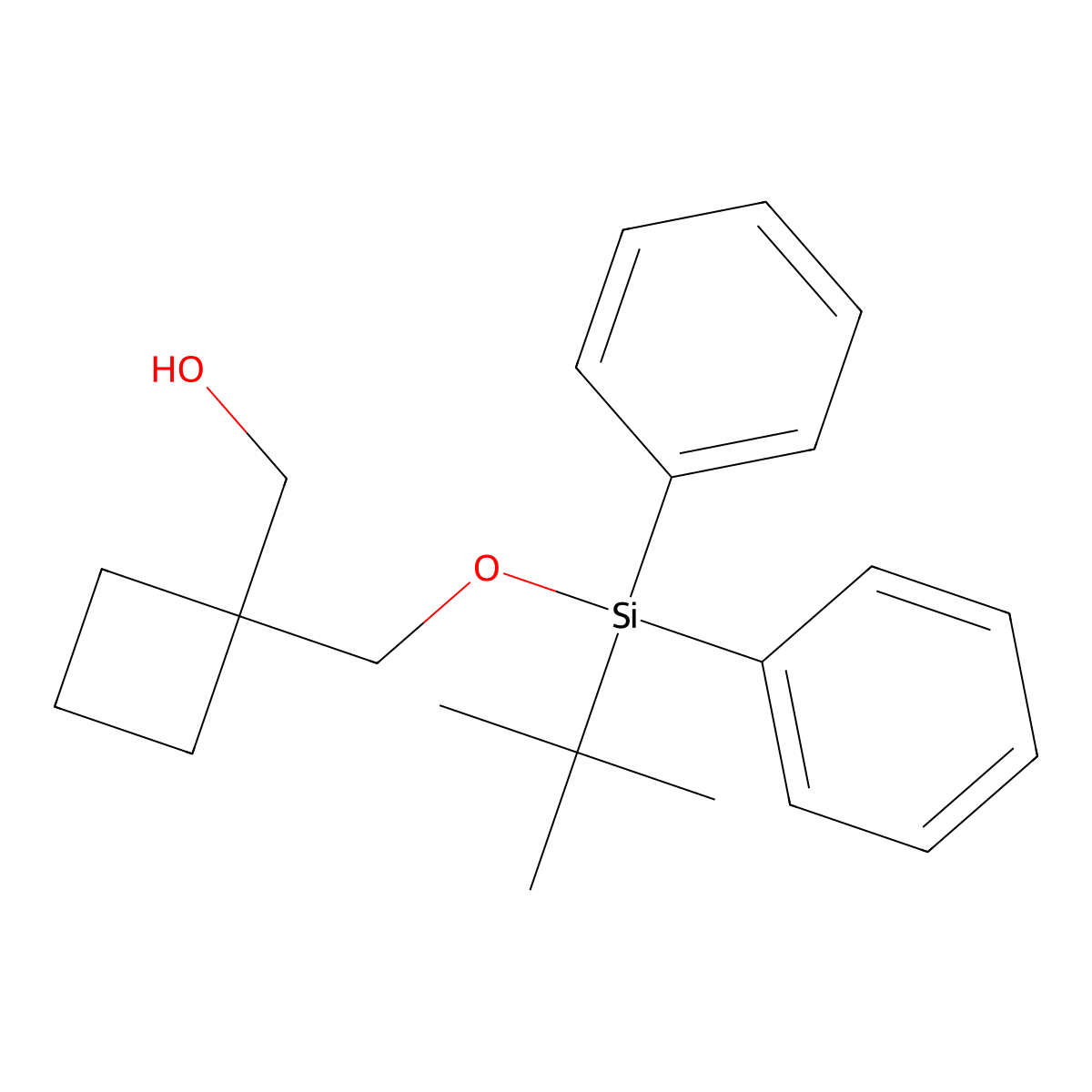 [1-[[(tert-Butyldiphenylsilyl)oxy]methyl]cyclobutyl]methanol molecular structure, CAS 1678529-24-2