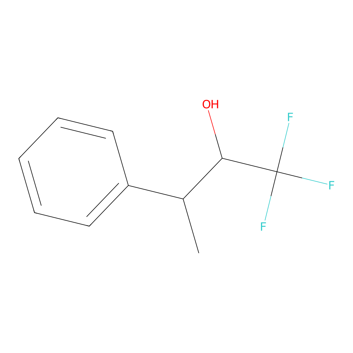 1,1,1-Trifluoro-3-phenylbutan-2-ol molecular structure, CAS 167907-23-5