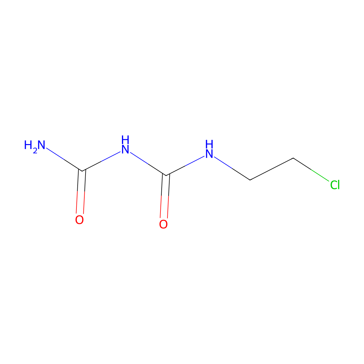 N-(2-chloroethyl)dicarbonimidic diamide molecular structure, CAS 16791-91-6