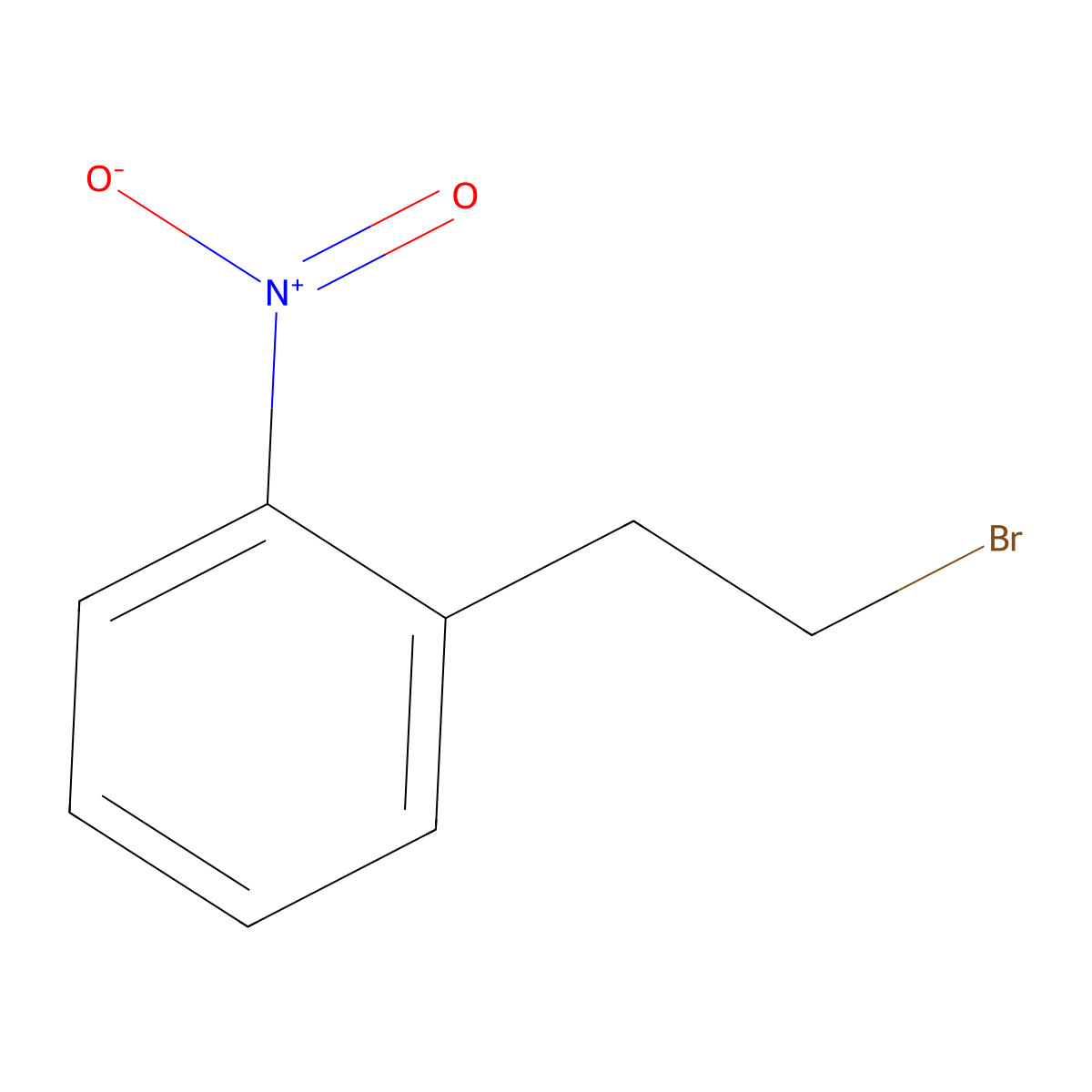 2-Nitrophenethyl bromide molecular structure, CAS 16793-89-8