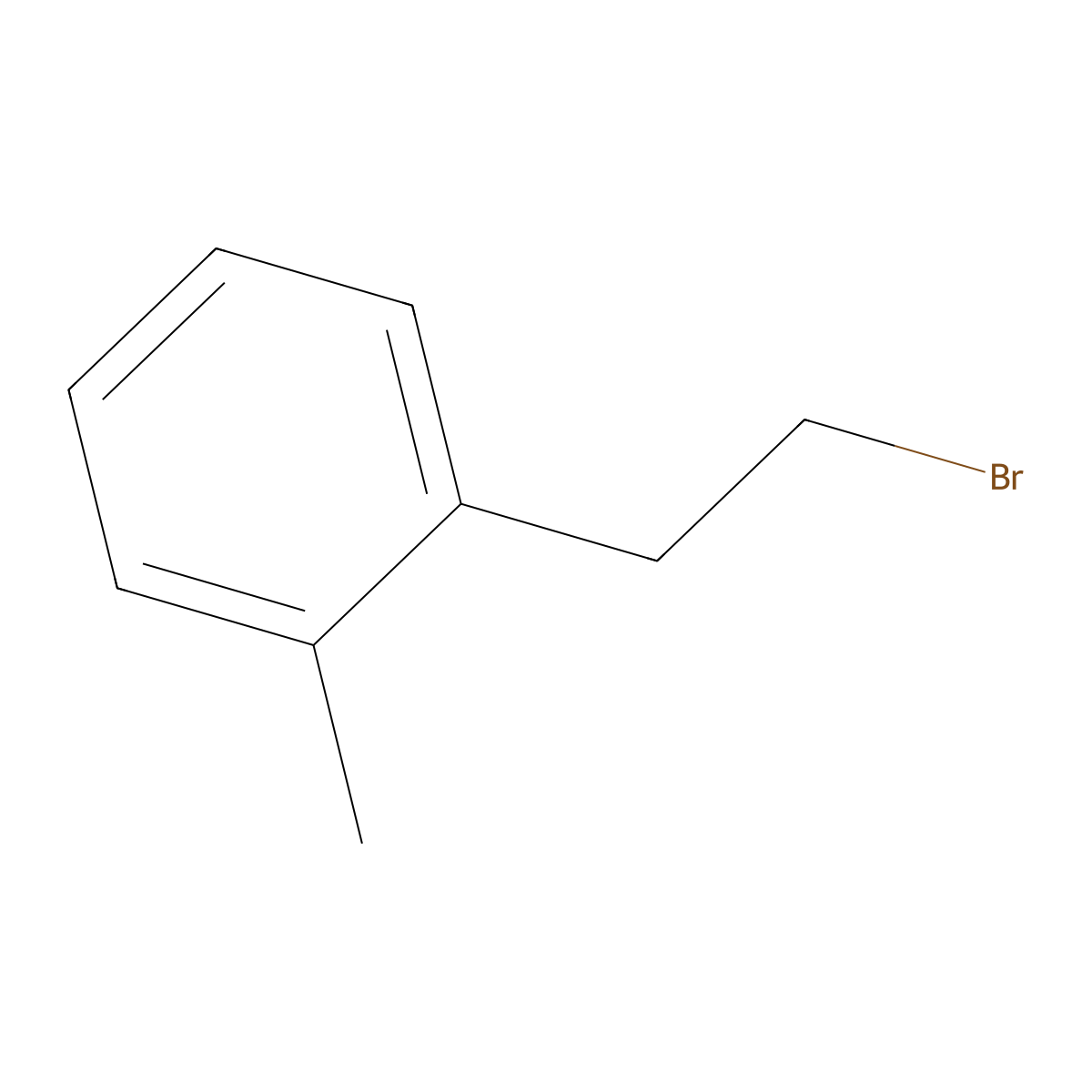 1-(2-Bromoethyl)-2-methylbenzene molecular structure, CAS 16793-90-1