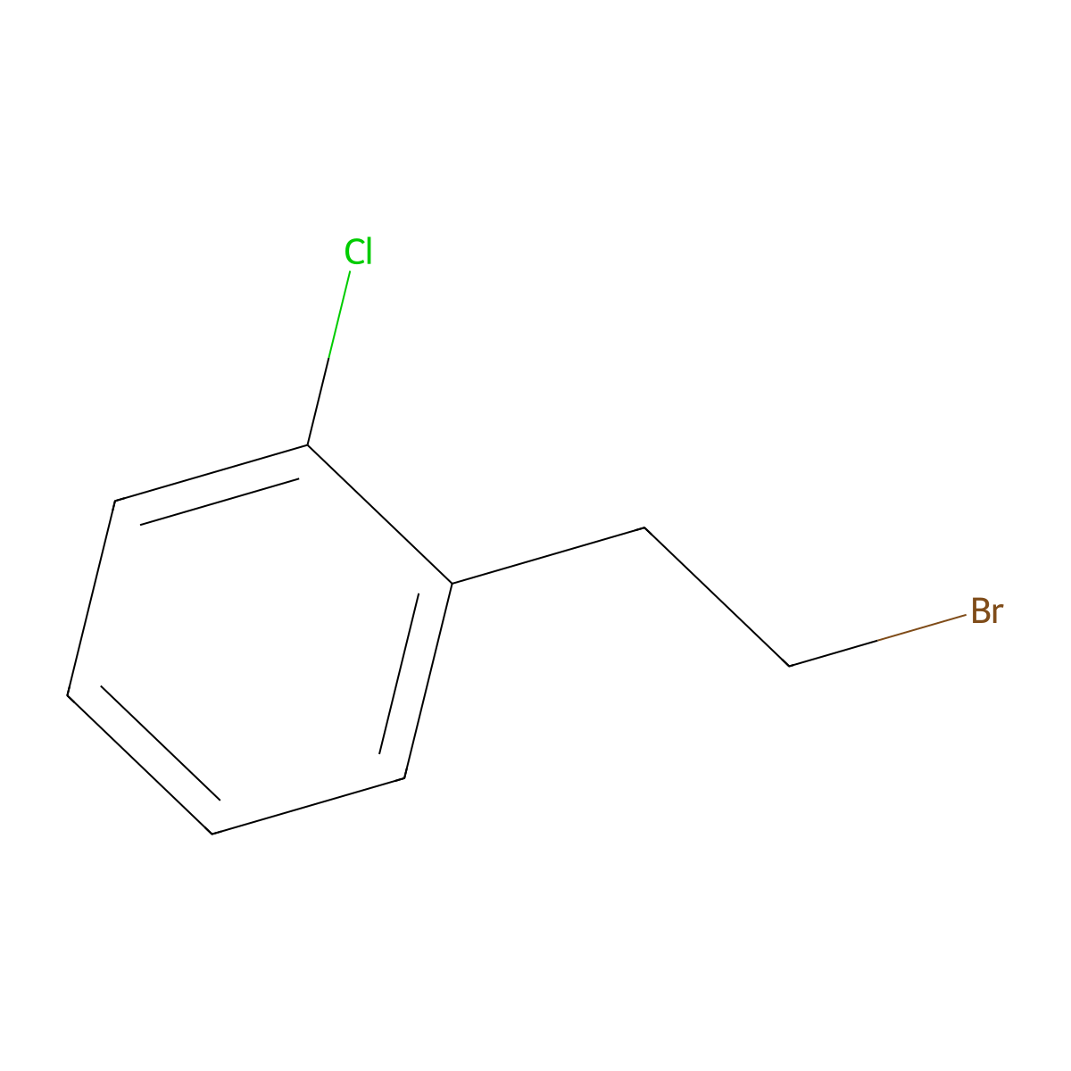 1-(2-Bromoethyl)-2-chlorobenzene molecular structure, CAS 16793-91-2