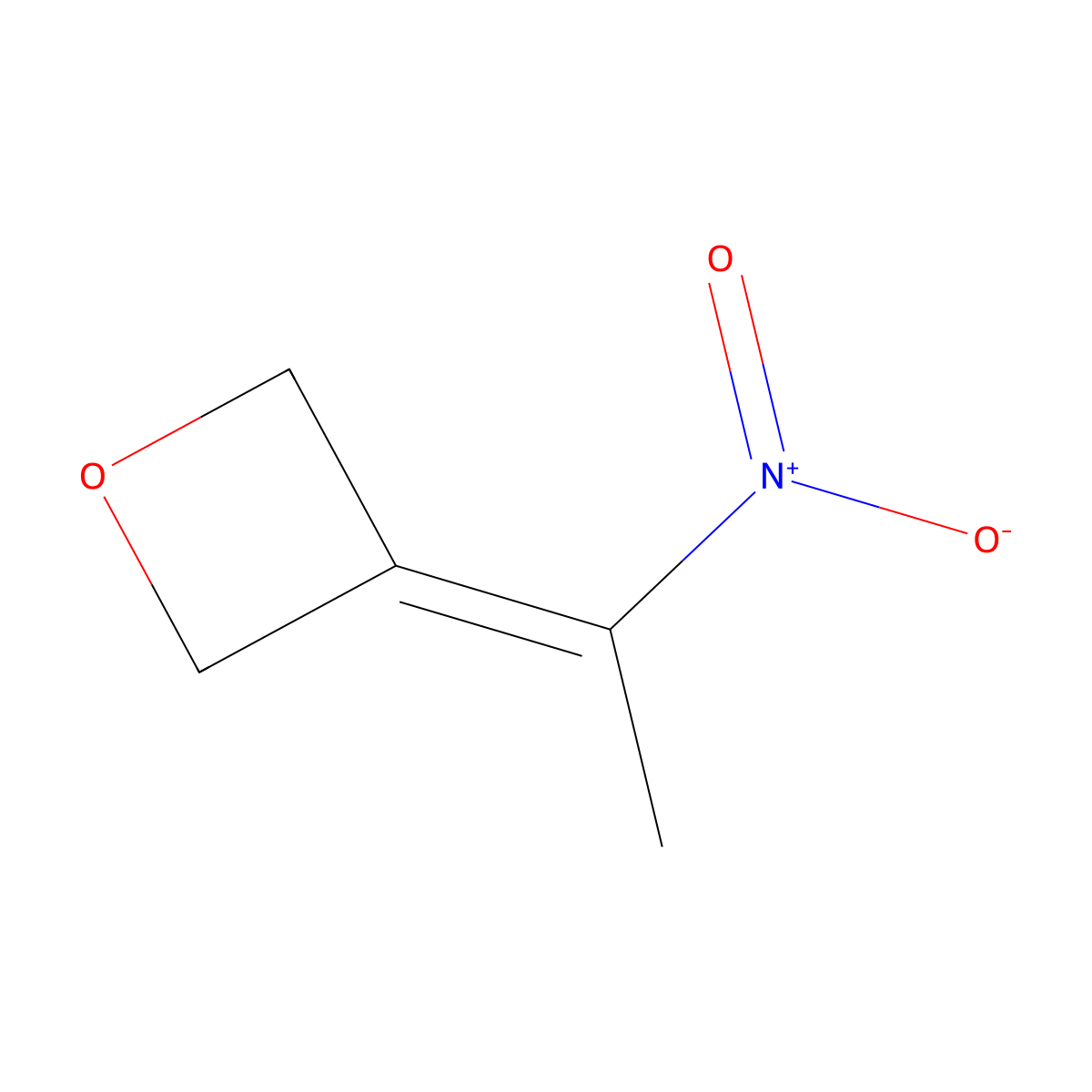 3-(1-Nitroethylidene)oxetane molecular structure, CAS 1679347-36-4