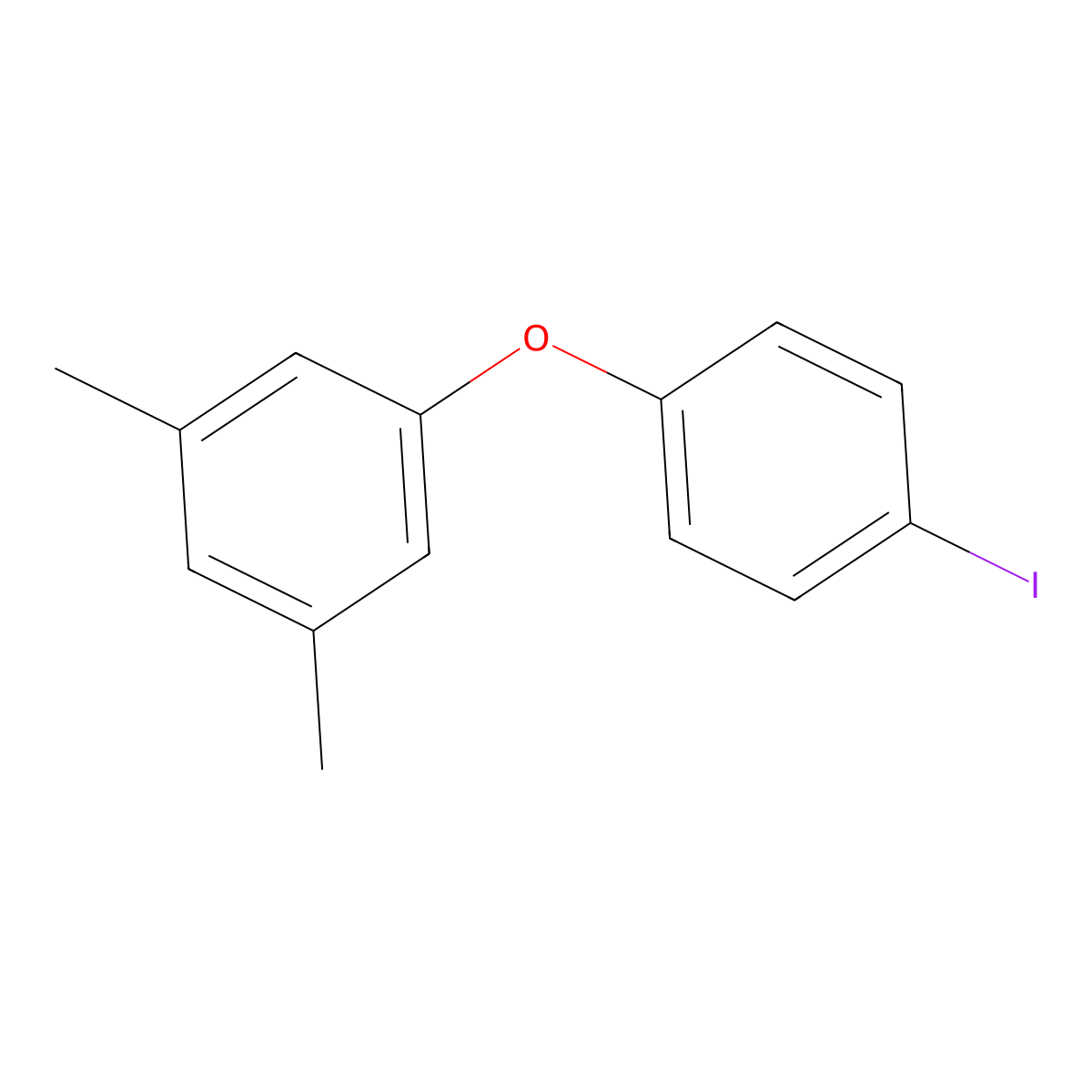 1-(4-Iodophenoxy)-3,5-dimethylbenzene molecular structure, CAS 167987-59-9