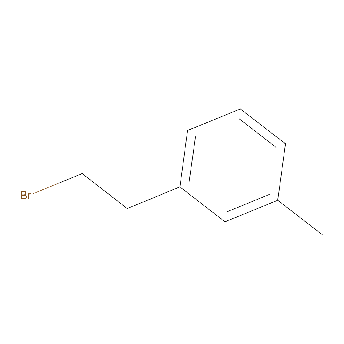 1-(2-Bromoethyl)-3-methylbenzene molecular structure, CAS 16799-08-9