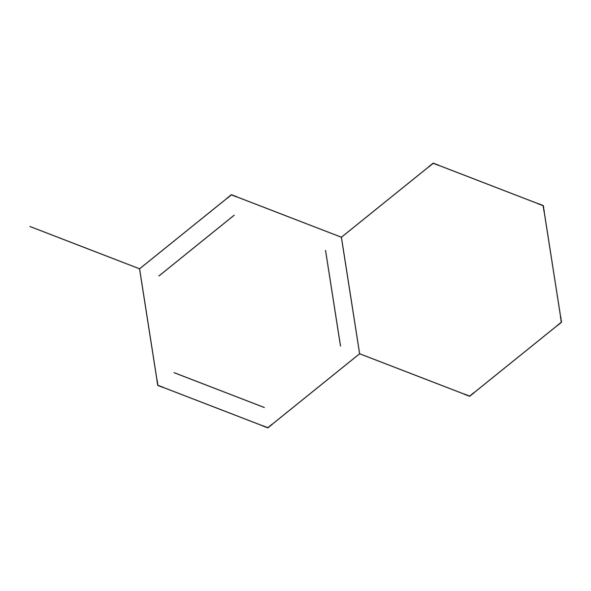 6-Methyltetralin molecular structure, CAS 1680-51-9