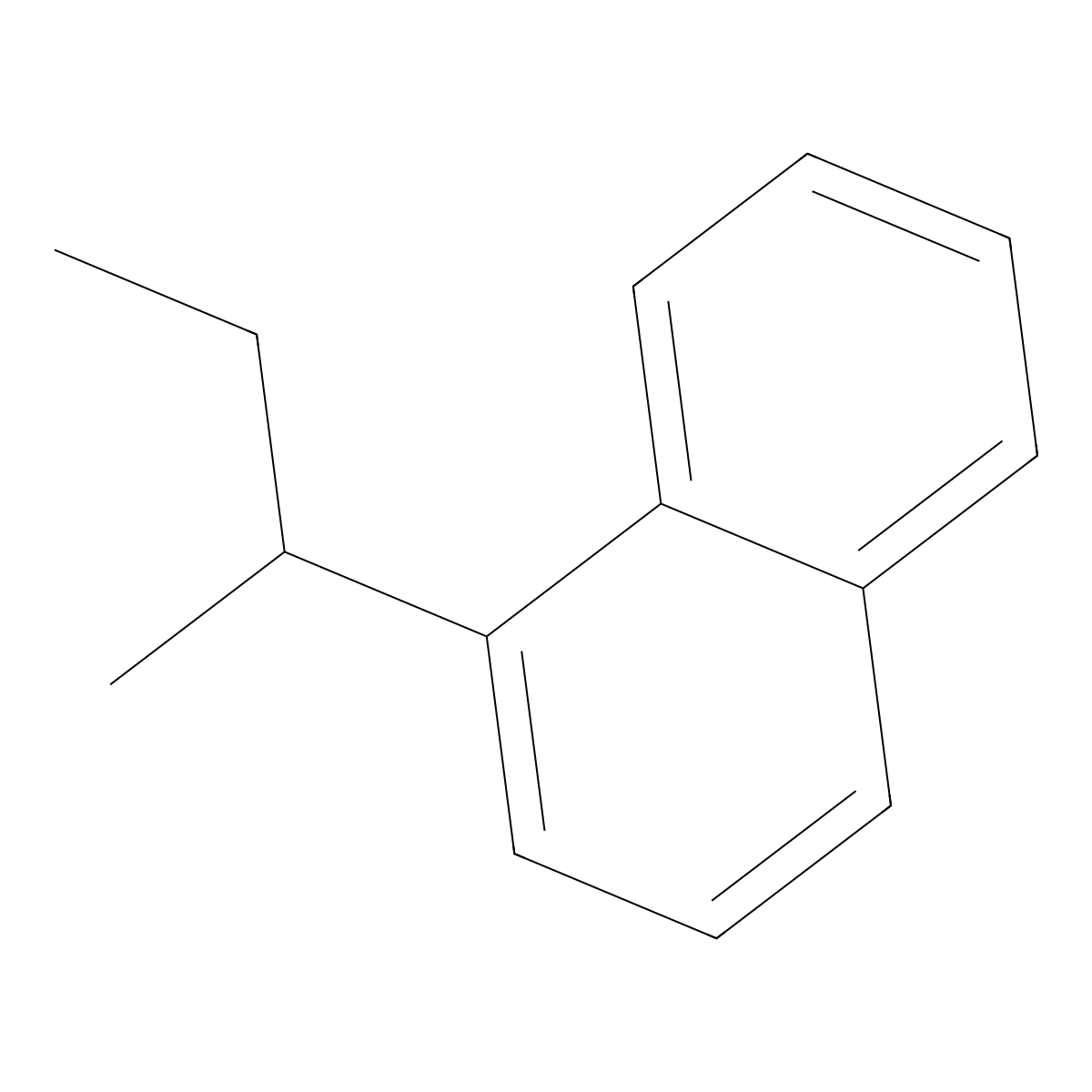 1-(1-Methylpropyl)naphthalene molecular structure, CAS 1680-58-6