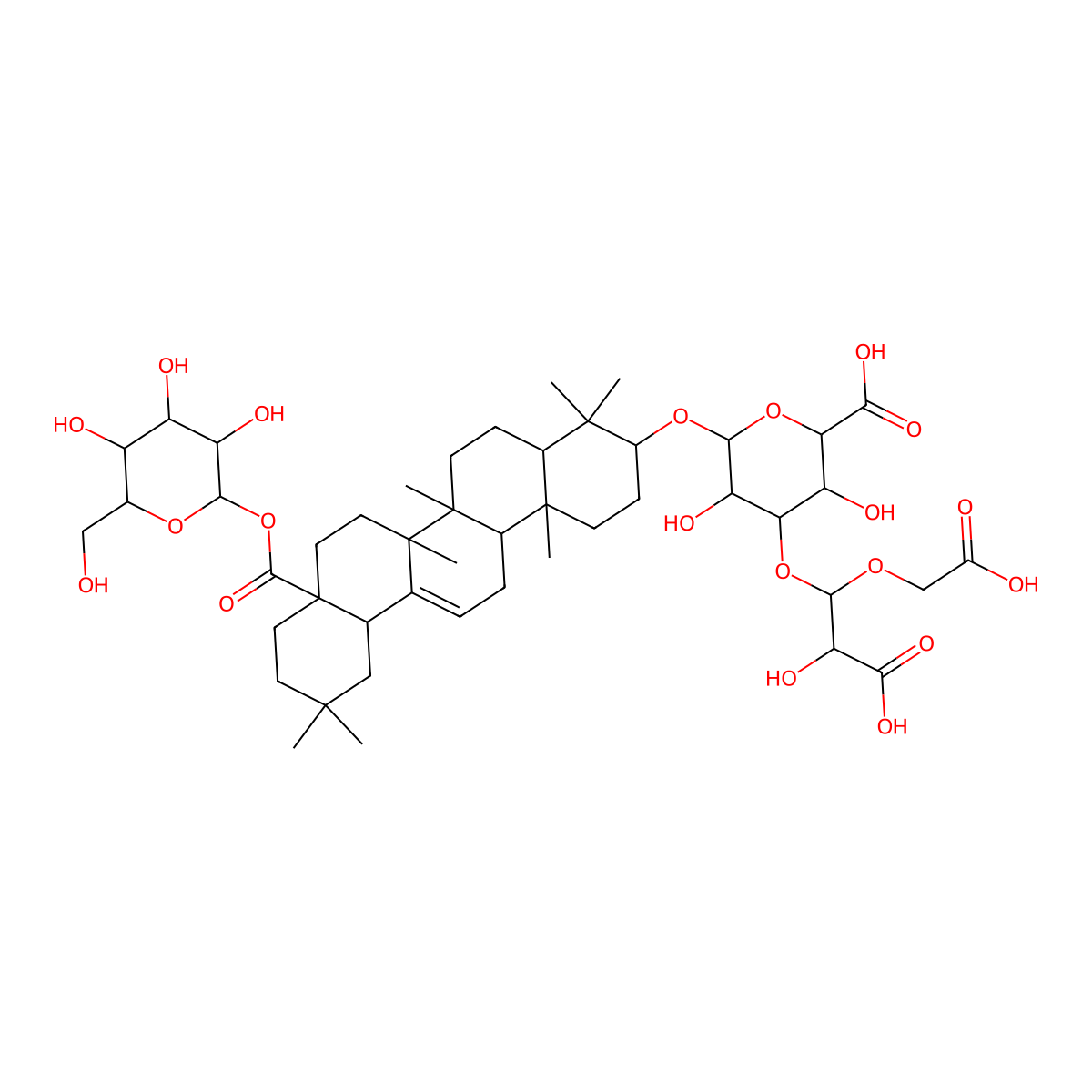 Achyranthoside C molecular structure, CAS 168009-90-3