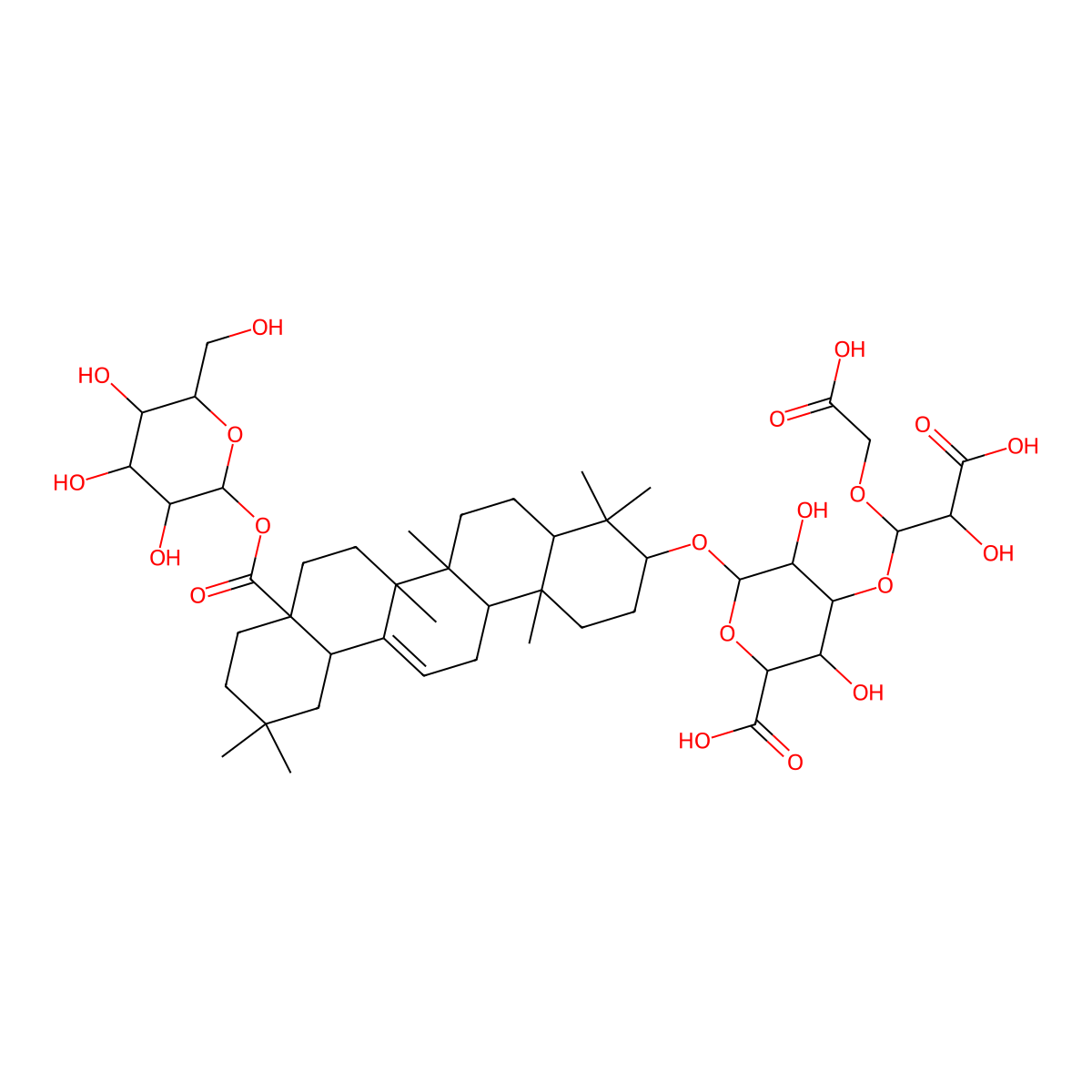 Achyranthoside C molecular structure, CAS 168009-90-3