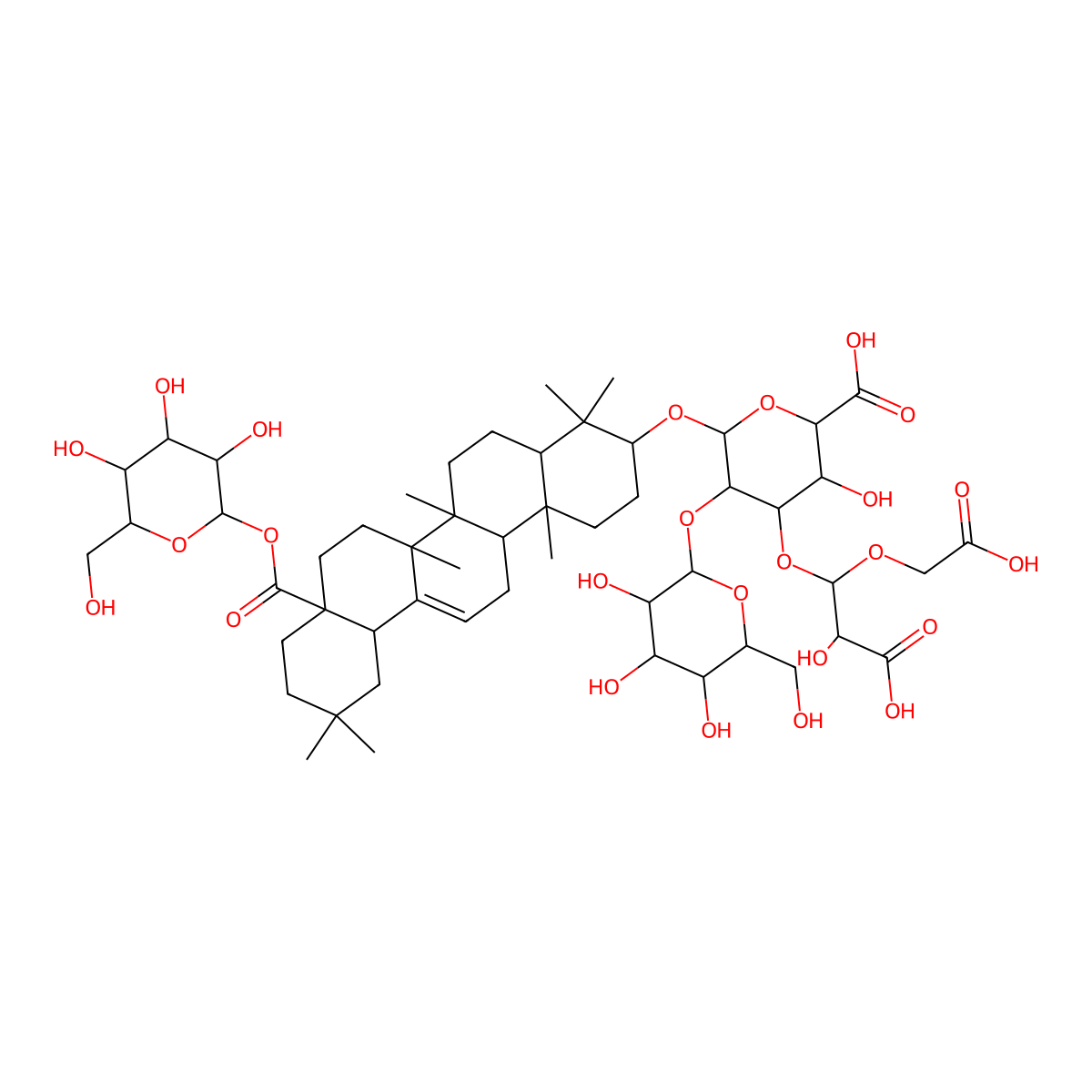 Achyranthoside D molecular structure, CAS 168009-91-4