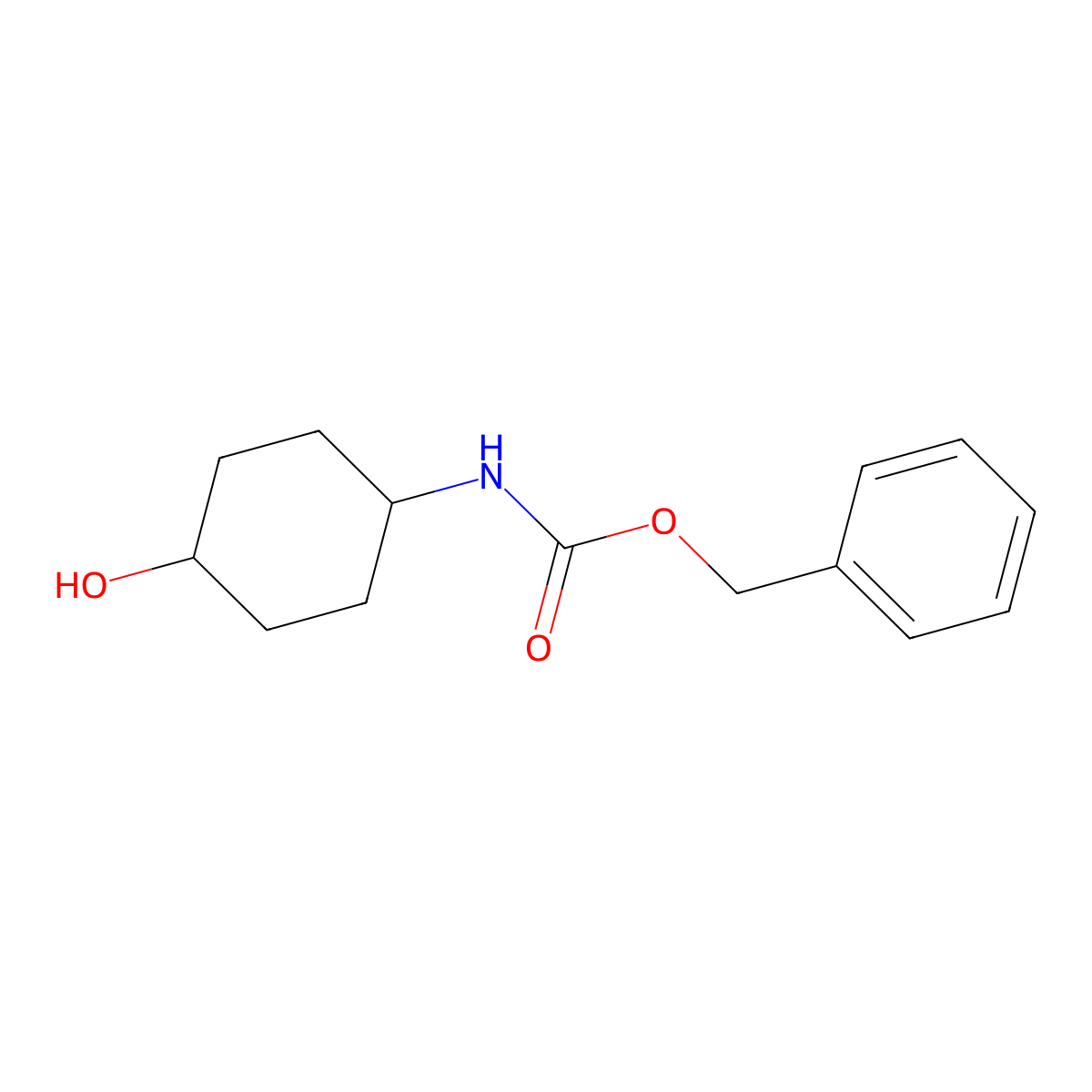 4-(Z-amino)cyclohexanol molecular structure, CAS 16801-62-0