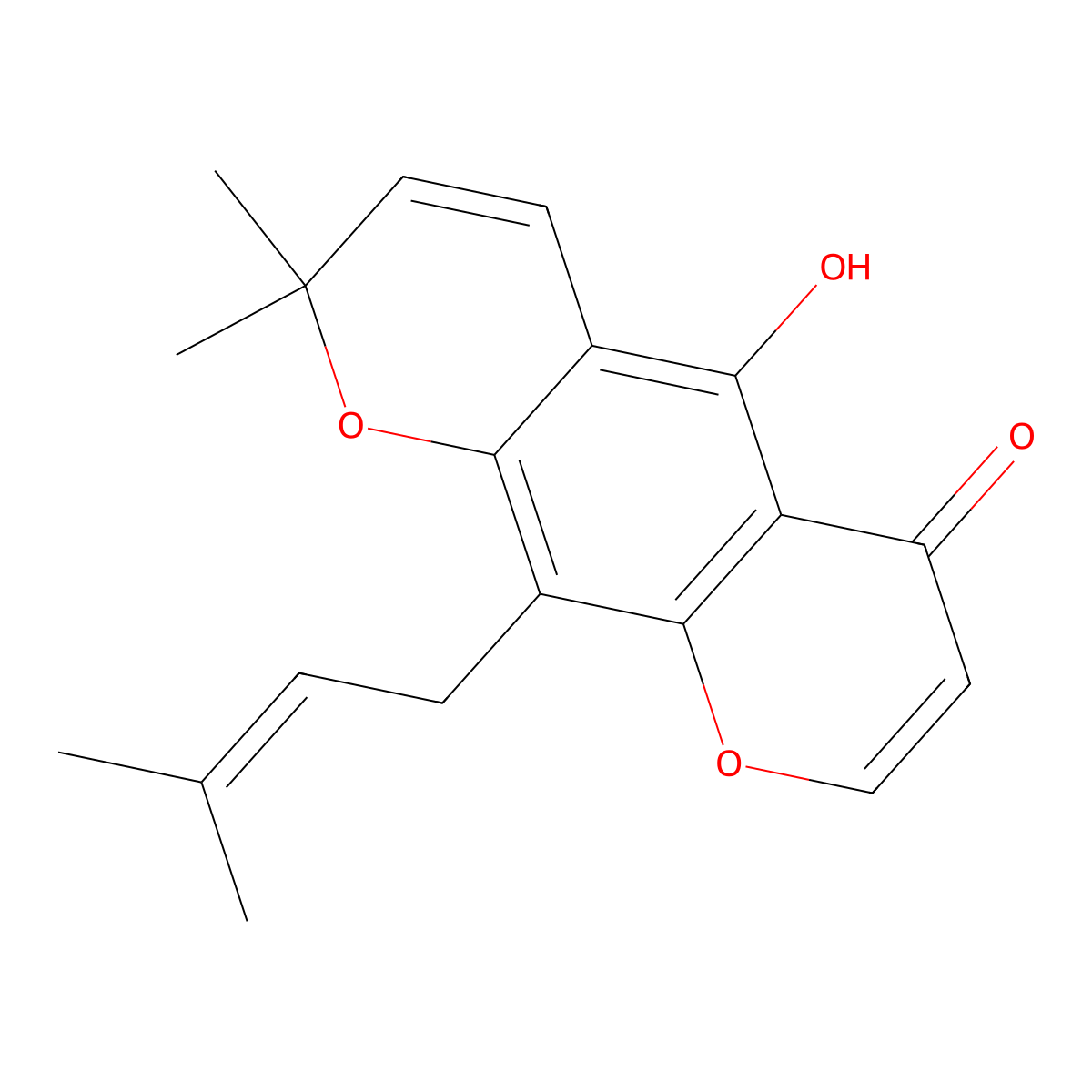 Eriosematin molecular structure, CAS 168010-17-1