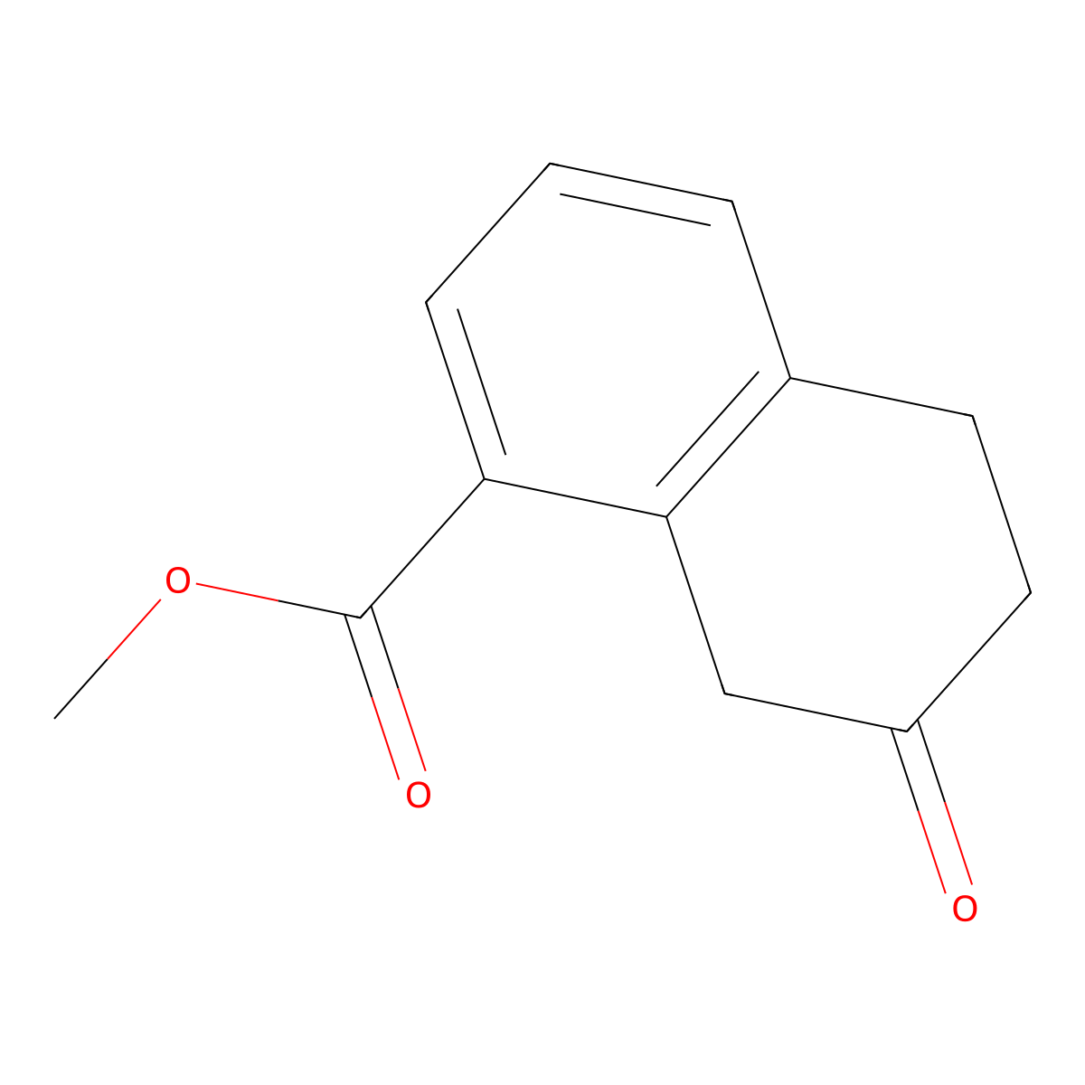 Methyl 7-oxo-5,6,7,8-tetrahydronaphthalene-1-carboxylate molecular structure, CAS 168017-15-0