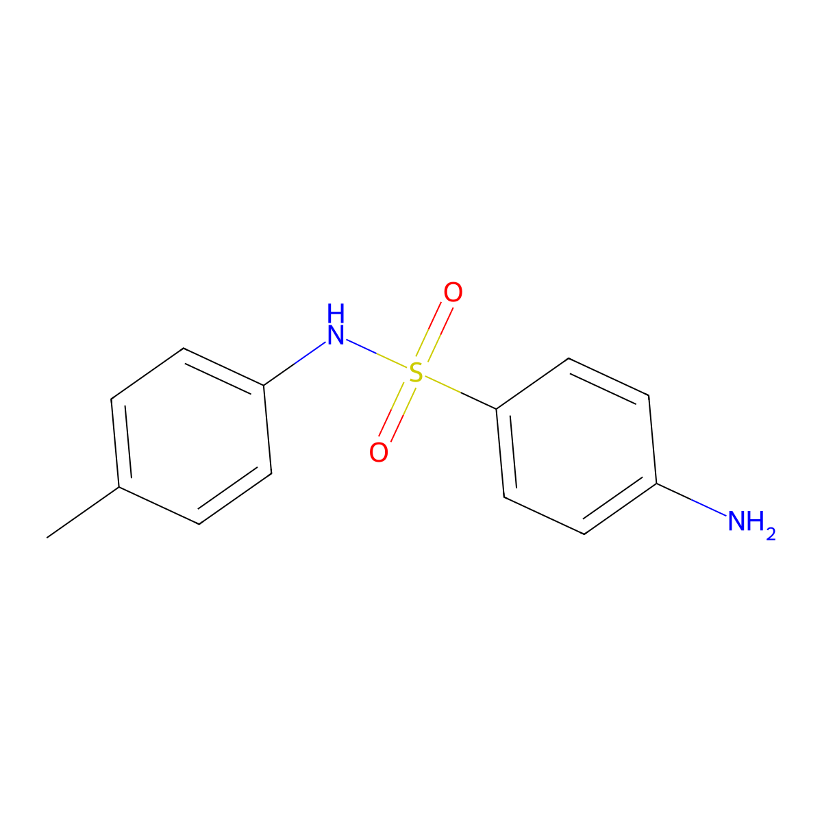 4-amino-N-p-tolylbenzenesulfonamide molecular structure, CAS 16803-95-5