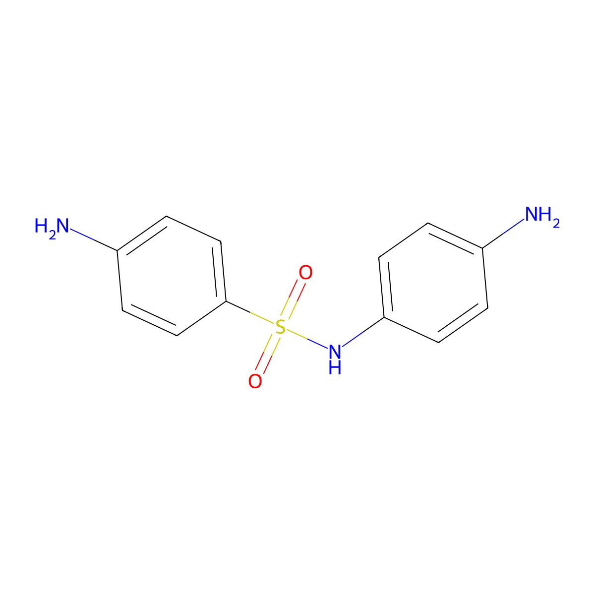 Benzenesulfonamide, 4-amino-N-(4-aminophenyl)- molecular structure, CAS 16803-97-7