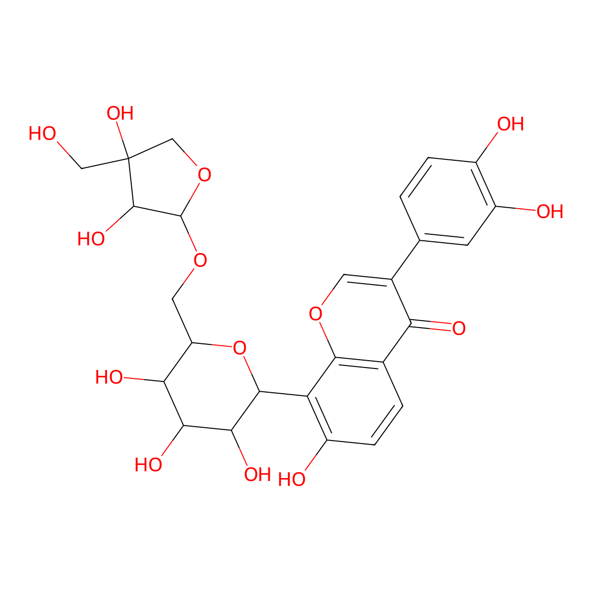 3'-Hydroxymirificin molecular structure, CAS 168035-02-7