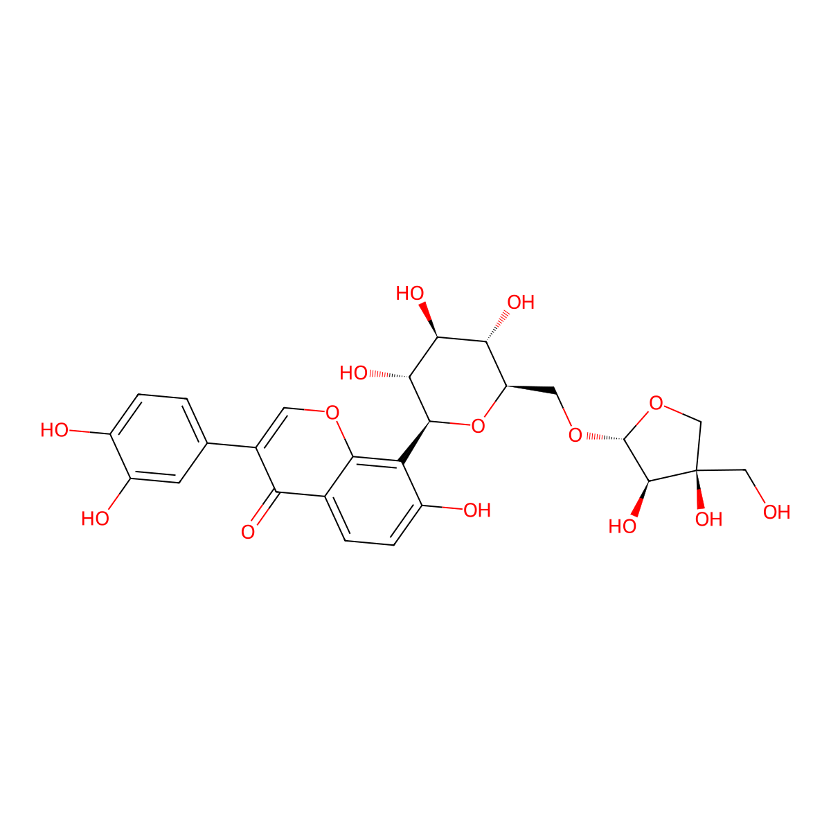 3'-Hydroxymirificin molecular structure, CAS 168035-02-7