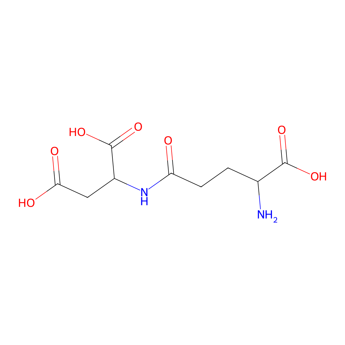 gamma-Glutamylaspartic acid molecular structure, CAS 16804-55-0
