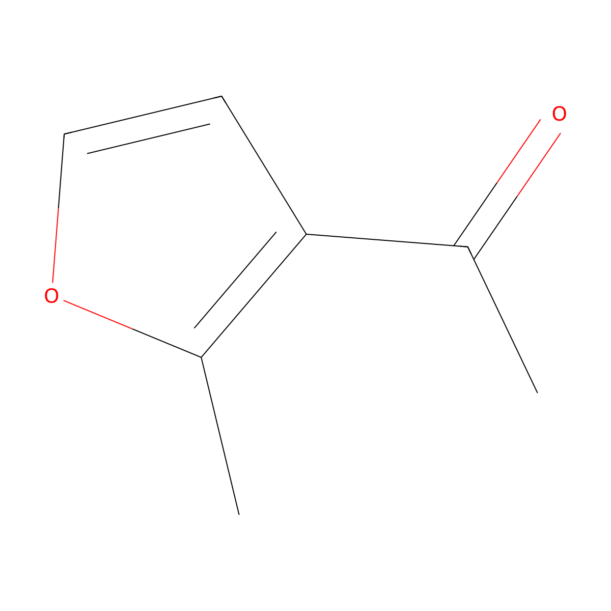 1-(2-Methylfuran-3-yl)ethan-1-one molecular structure, CAS 16806-88-5