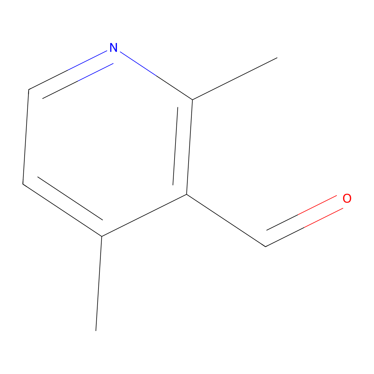 2,4-Dimethylnicotinaldehyde molecular structure, CAS 168072-32-0