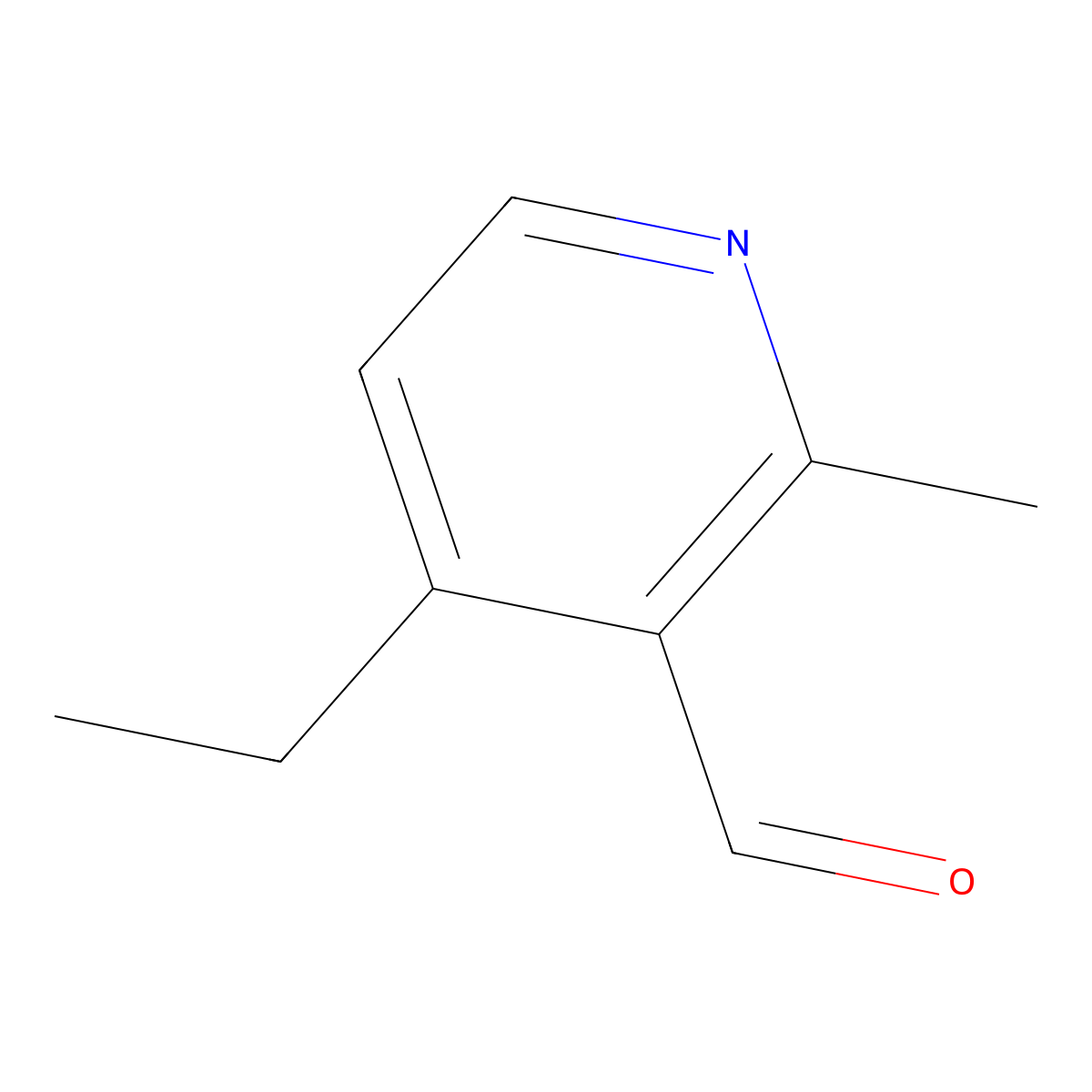 4-Ethyl-2-methylnicotinaldehyde molecular structure, CAS 168072-33-1