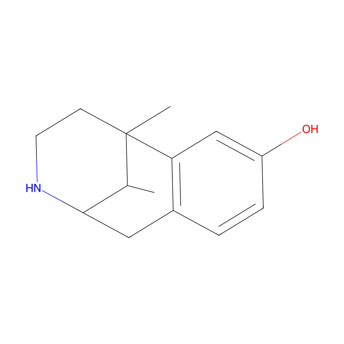 1,2,3,4,5,6-Hexahydro-6,11-dimethyl-2,6-methano-3-benzazocin-8-ol molecular structure, CAS 16808-63-2
