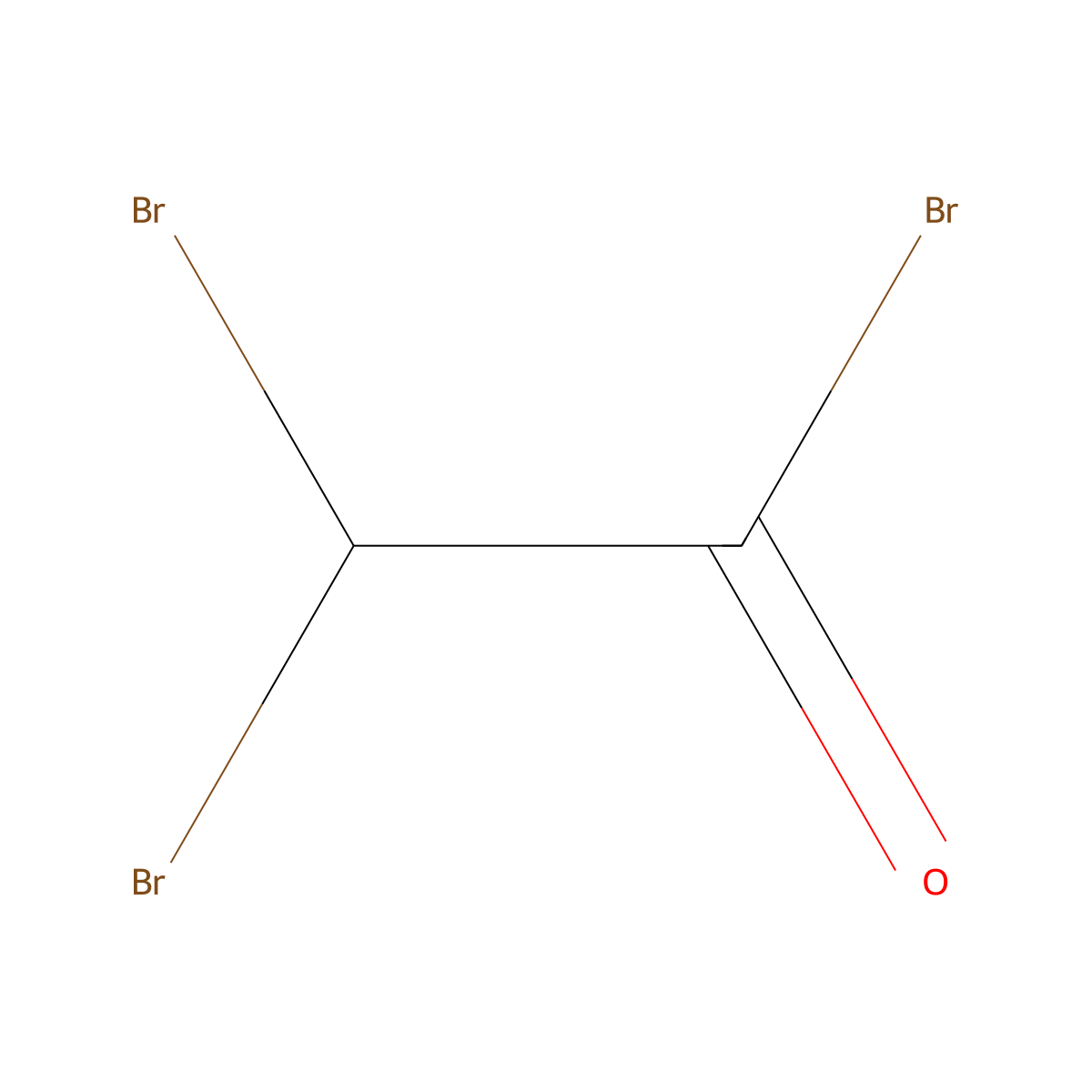 Dibromoacetyl bromide molecular structure, CAS 1681-24-9