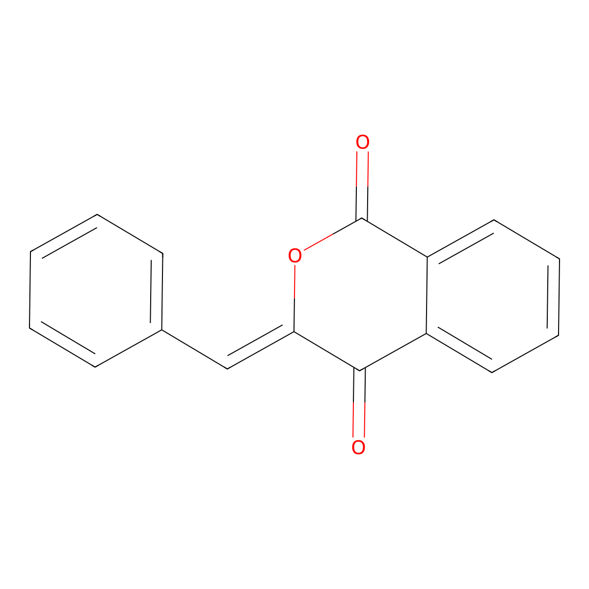 3-Benzylideneisochroman-1,4-dione molecular structure, CAS 1681-79-4