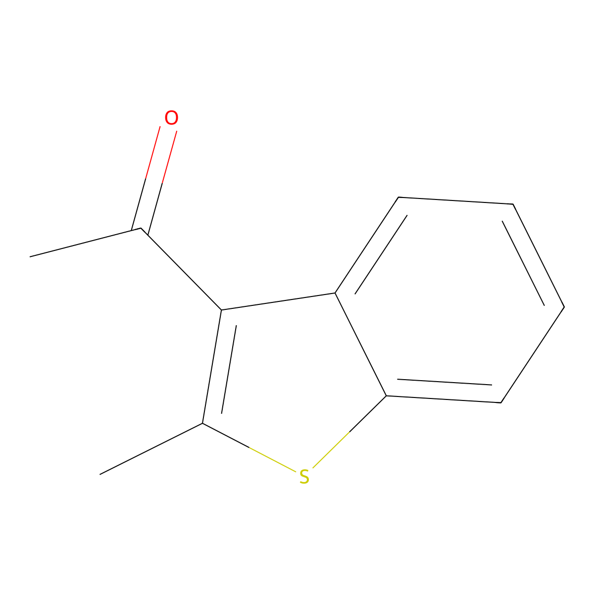 1-(2-Methyl-1-benzothiophen-3-yl)ethan-1-one molecular structure, CAS 16810-19-8