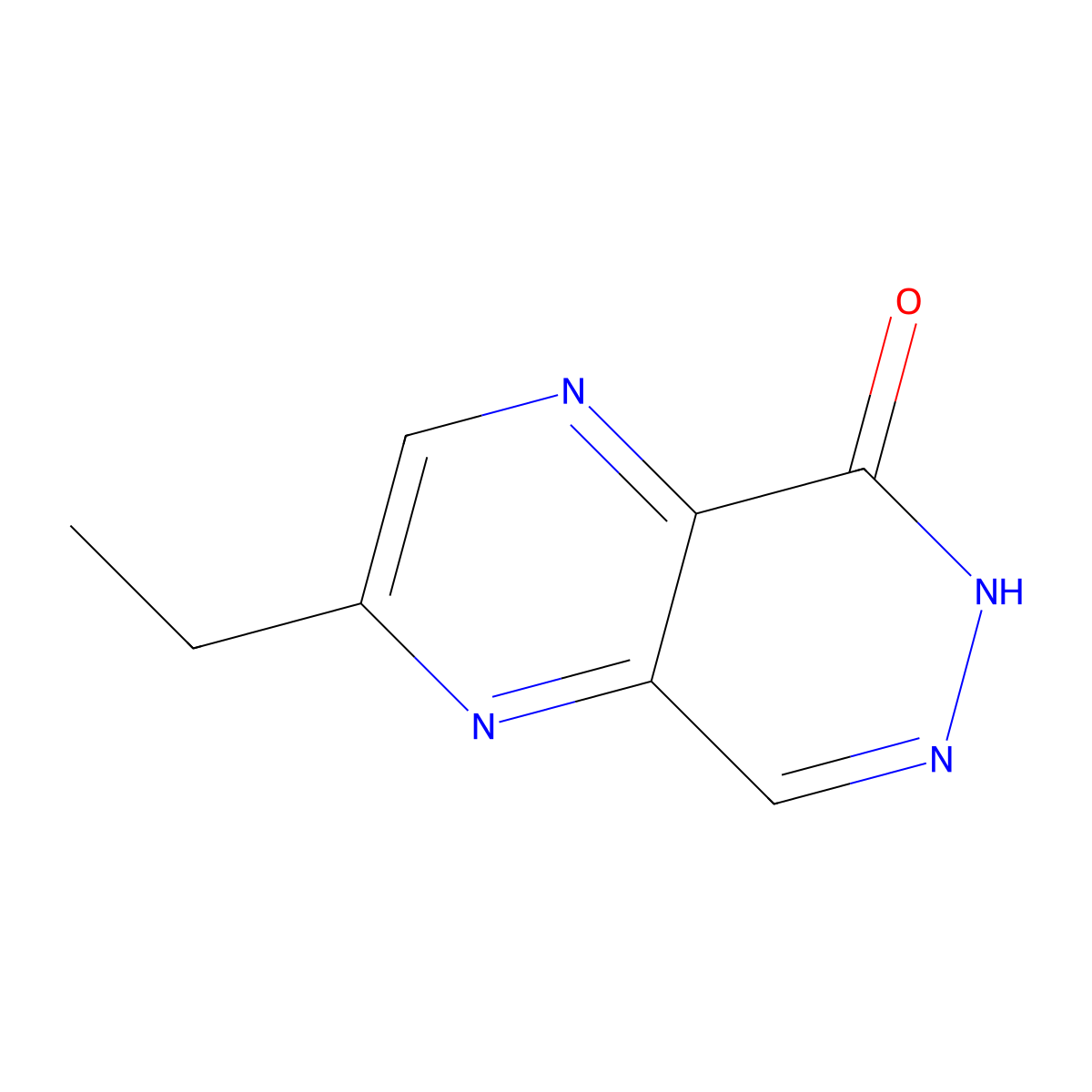 2-ethylpyrazino[2,3-d]pyridazin-5(6H)-one molecular structure, CAS 1681007-11-3